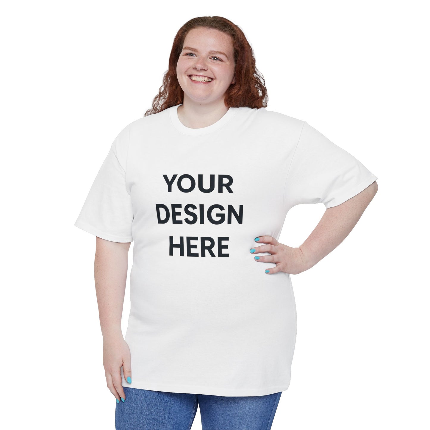 Custom Gildan 2000T Ultra Cotton Tall T-Shirt | Personalized Heavyweight Tee for Tall Men | Custom Logo, Text, or Design | Durable Unisex Long-Length Shirt