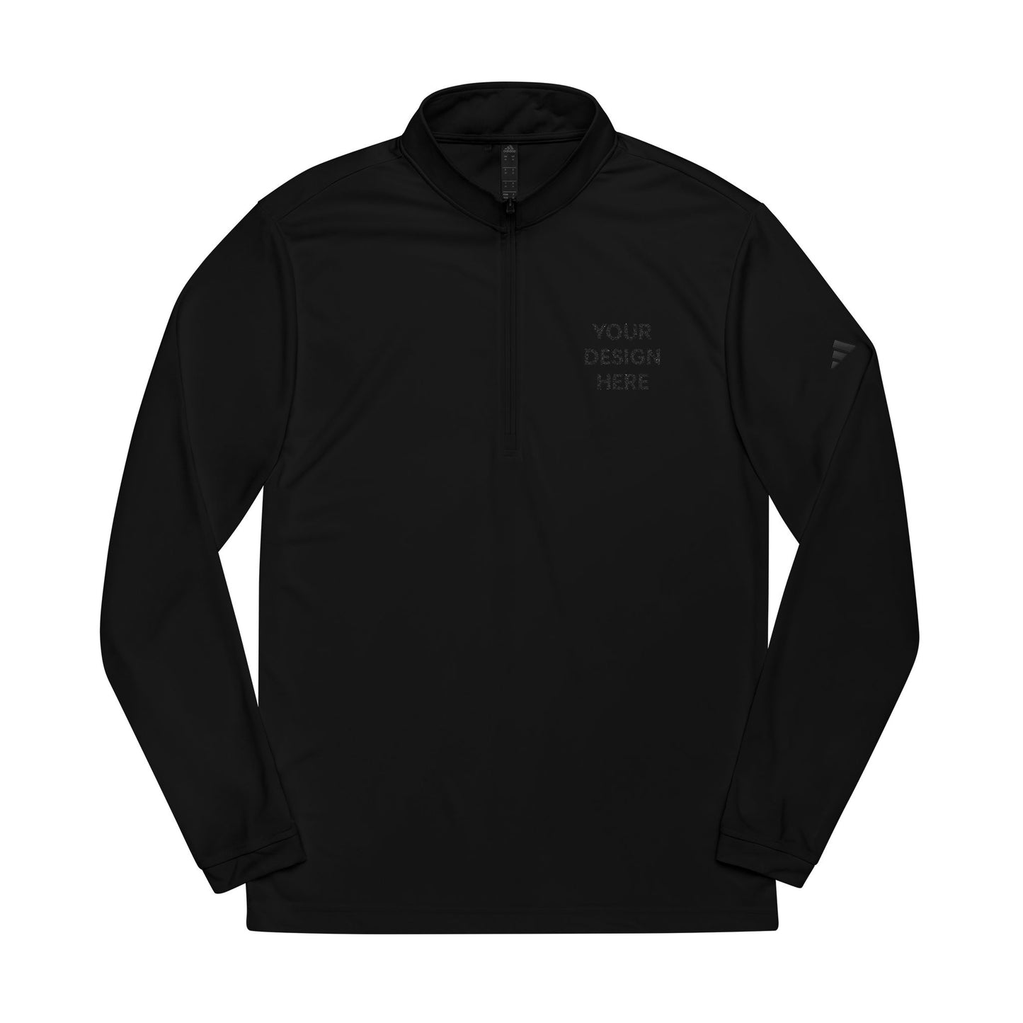 Custom Adidas A401 Quarter-Zip Pullover Personalized Performance Sweatshirt Moisture-Wicking Athletic Top Custom Logo or Embroidery