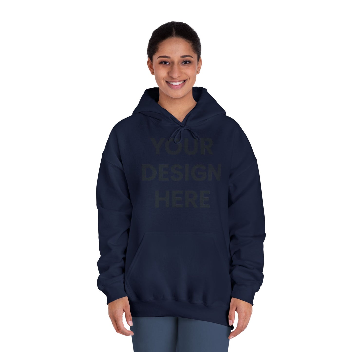 Custom Gildan 12500 DryBlend Hoodie Personalized Moisture-Wicking Fleece Sweatshirt Custom Logo, Text or Design Unisex Cotton-Poly Pullover
