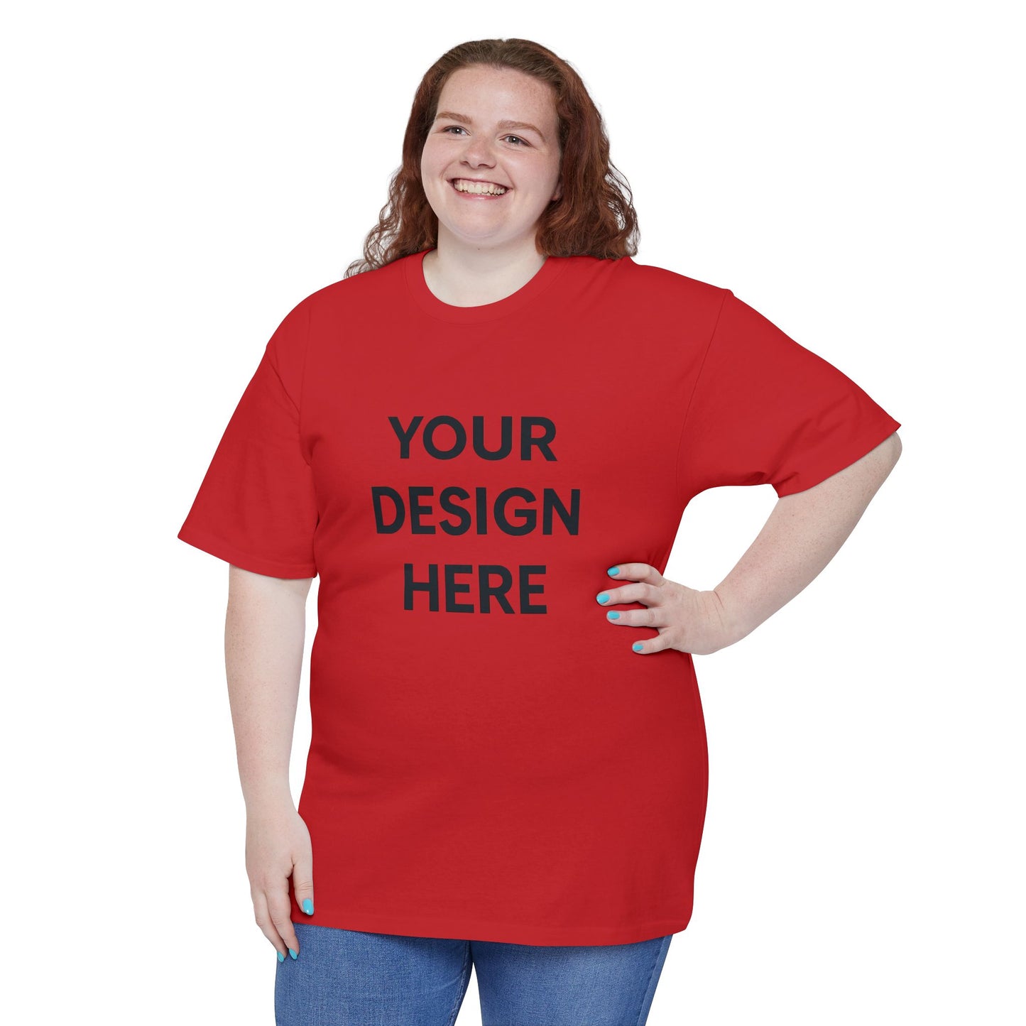 Custom Gildan 2000T Ultra Cotton Tall T-Shirt | Personalized Heavyweight Tee for Tall Men | Custom Logo, Text, or Design | Durable Unisex Long-Length Shirt