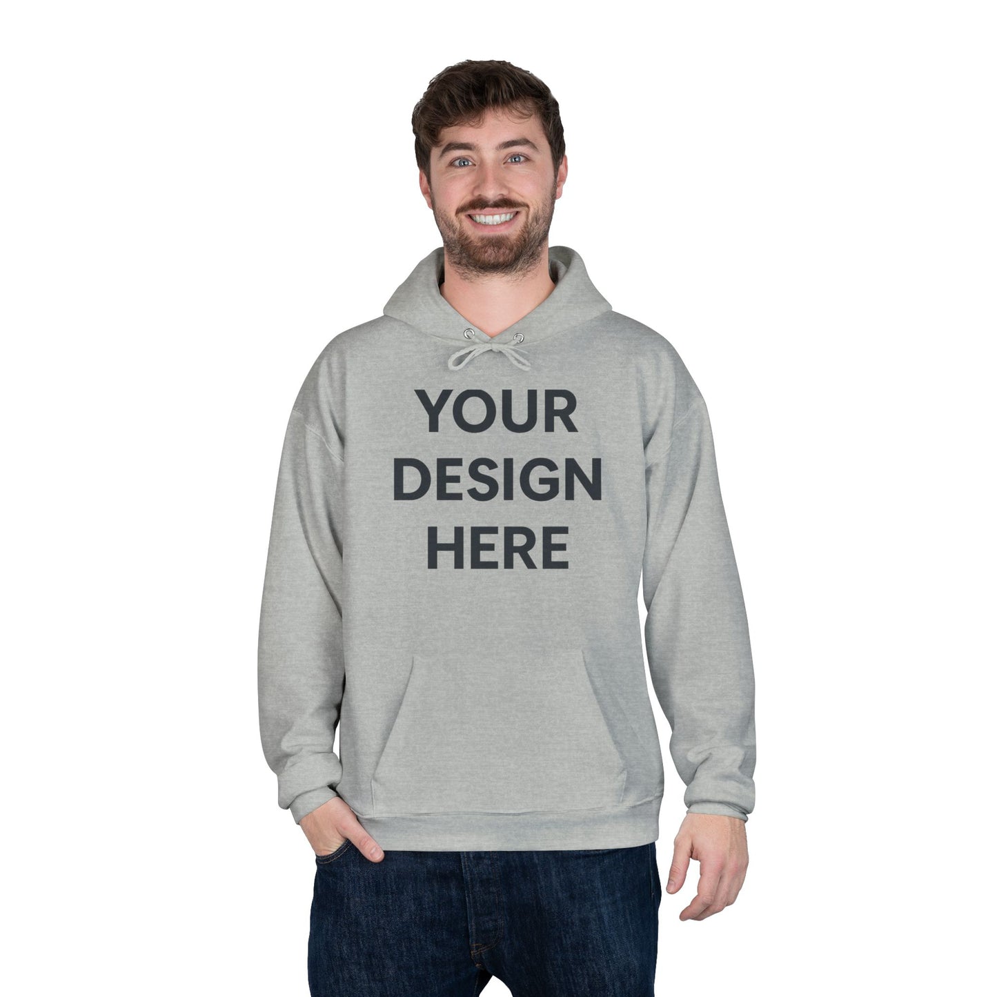 Custom Personalizable Hanes P170 EcoSmart Pullover Hoodie Sweatshirt Unisex Recycled Fleece Hoodie Sustainable Custom Hoodie with Logo or Name