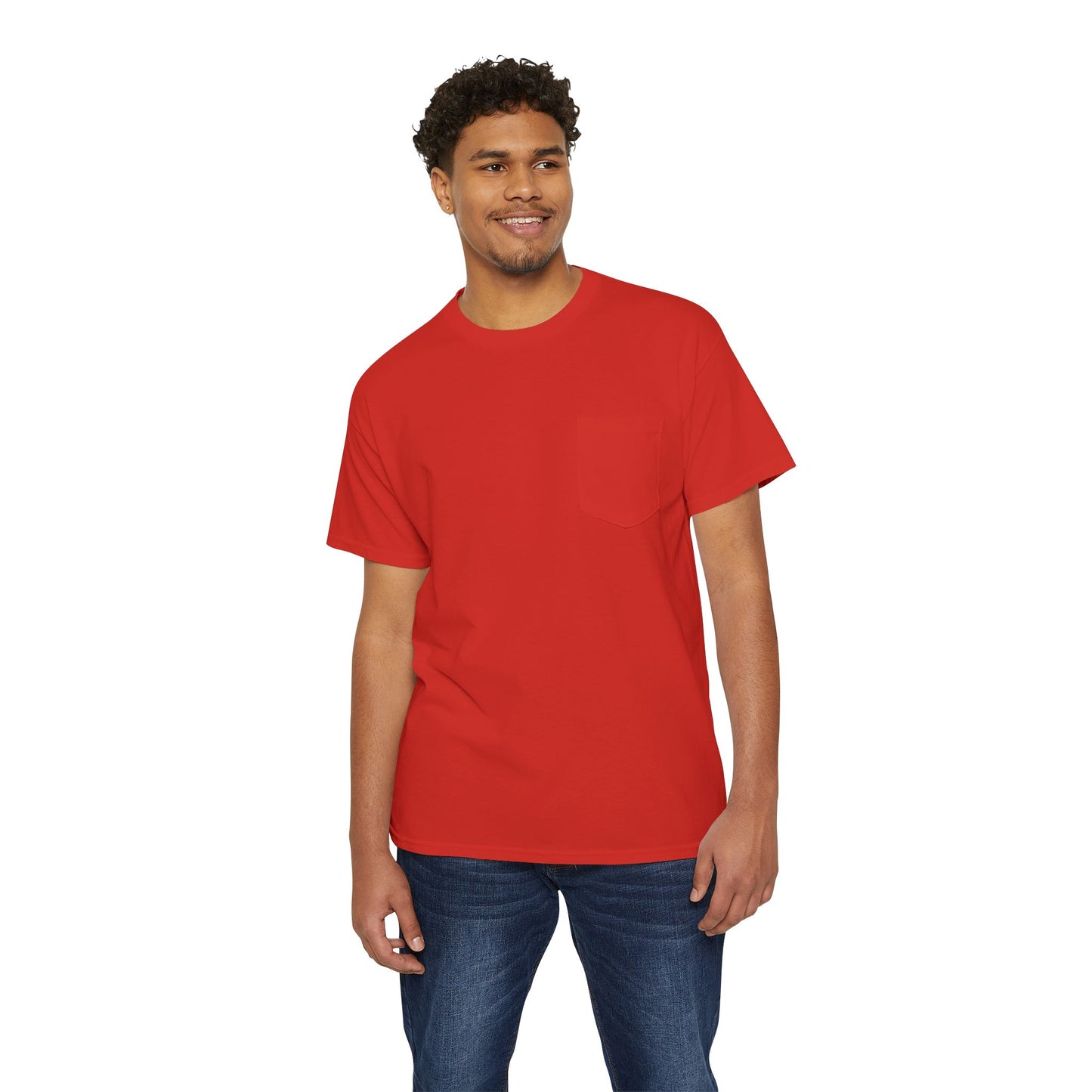 Custom Gildan 5300 Pocket T-Shirt Personalized Heavy Cotton Tee Custom Logo or Text Unisex Pocket Tee for Work, Events & Everyday Wear