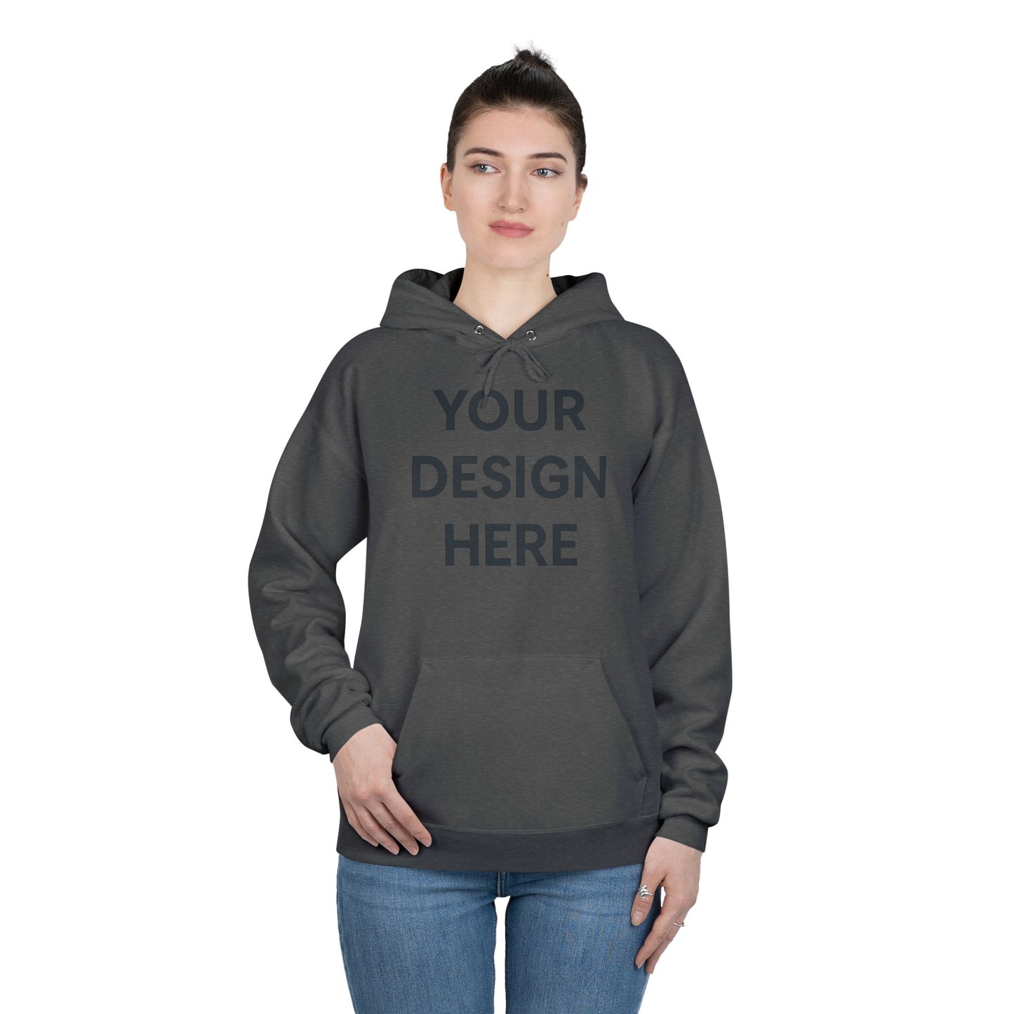 Custom Personalizable Hanes P170 EcoSmart Pullover Hoodie Sweatshirt Unisex Recycled Fleece Hoodie Sustainable Custom Hoodie with Logo or Name