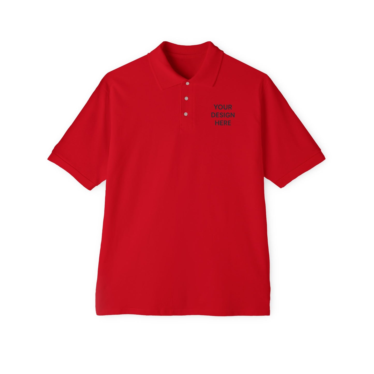 Custom Jerzees 443M Polo Shirt Personalized Piqué Polo Embroidered or Printed Logo Shirt Unisex Short Sleeve Polo for Work, Events & Promotions