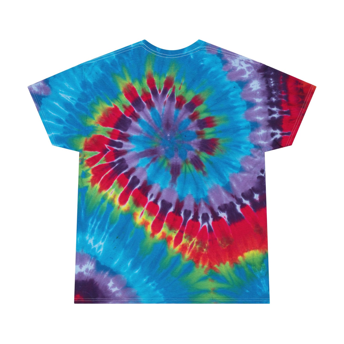 Custom Gildan 5000 Spiral Tie-Dye T-Shirt Personalized Heavy Cotton Tee Vibrant Retro Swirl Design Custom Logo, Name & Text