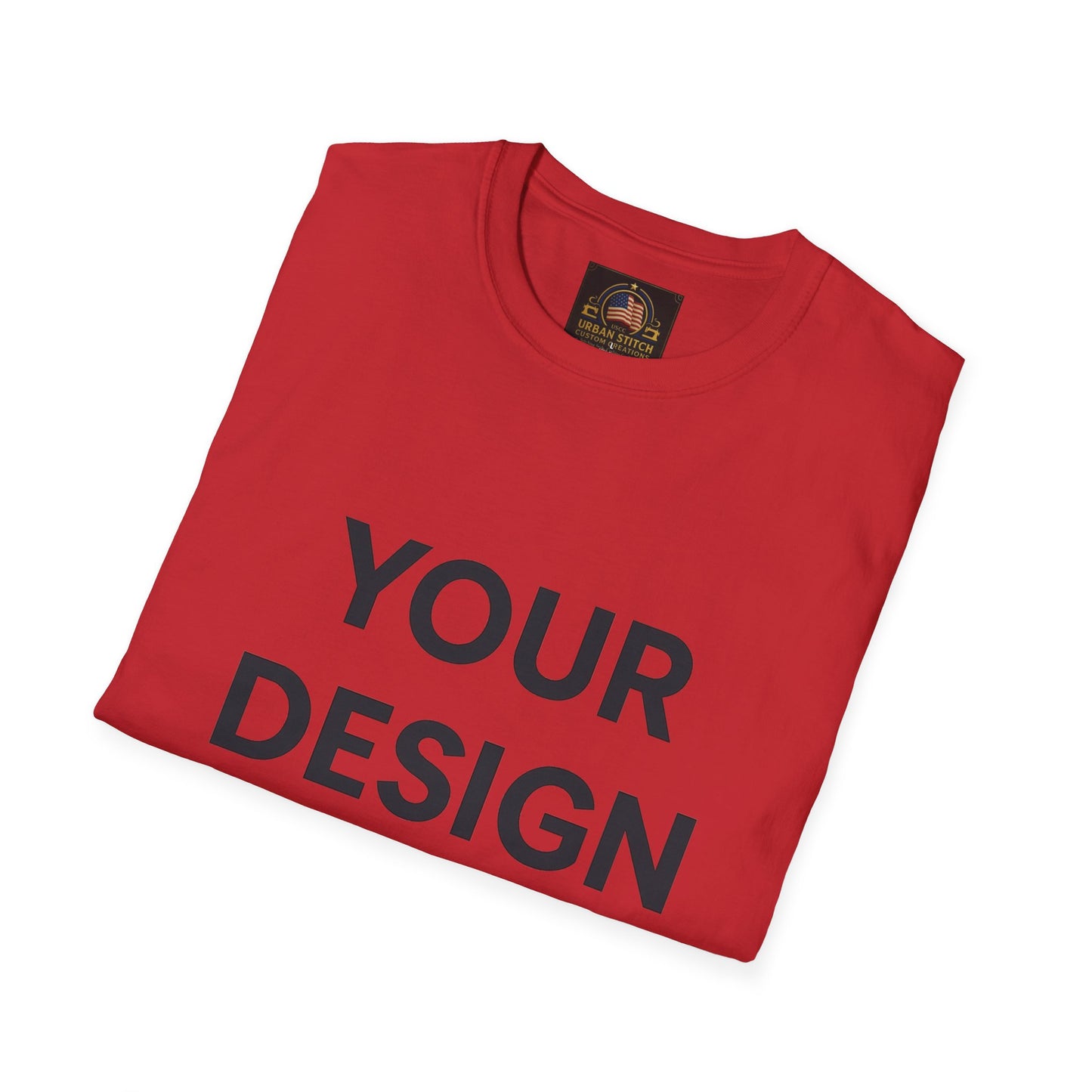 Custom Gildan 64000 Softstyle T-Shirt Personalized Unisex Tee Premium Cotton Blend Shirt for Men & Women Custom Logo, Text, or Design