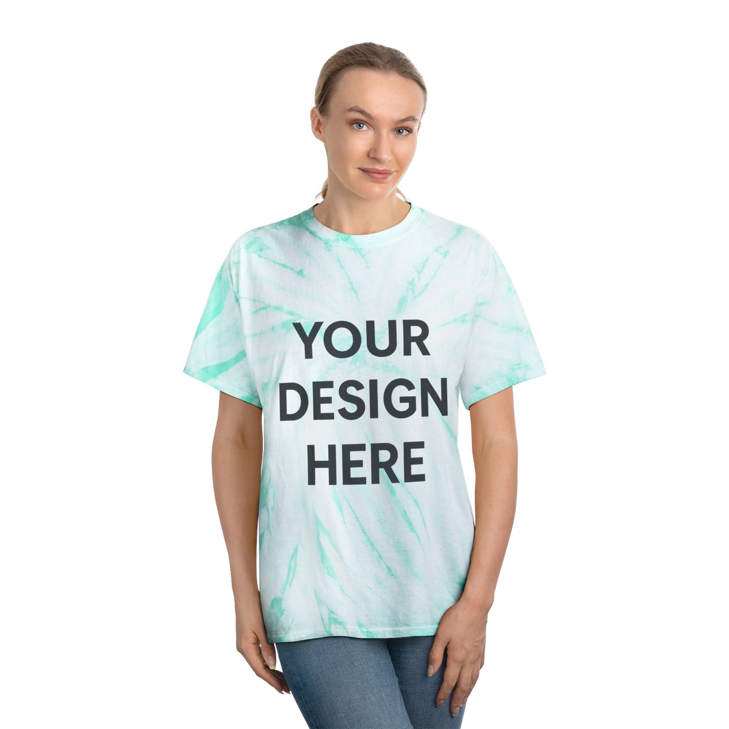 Custom Gildan 5000 Cyclone Tie-Dye T-Shirt Personalized Heavy Cotton Tee Swirl Pattern Retro Design Custom Logo, Text, or Artwork