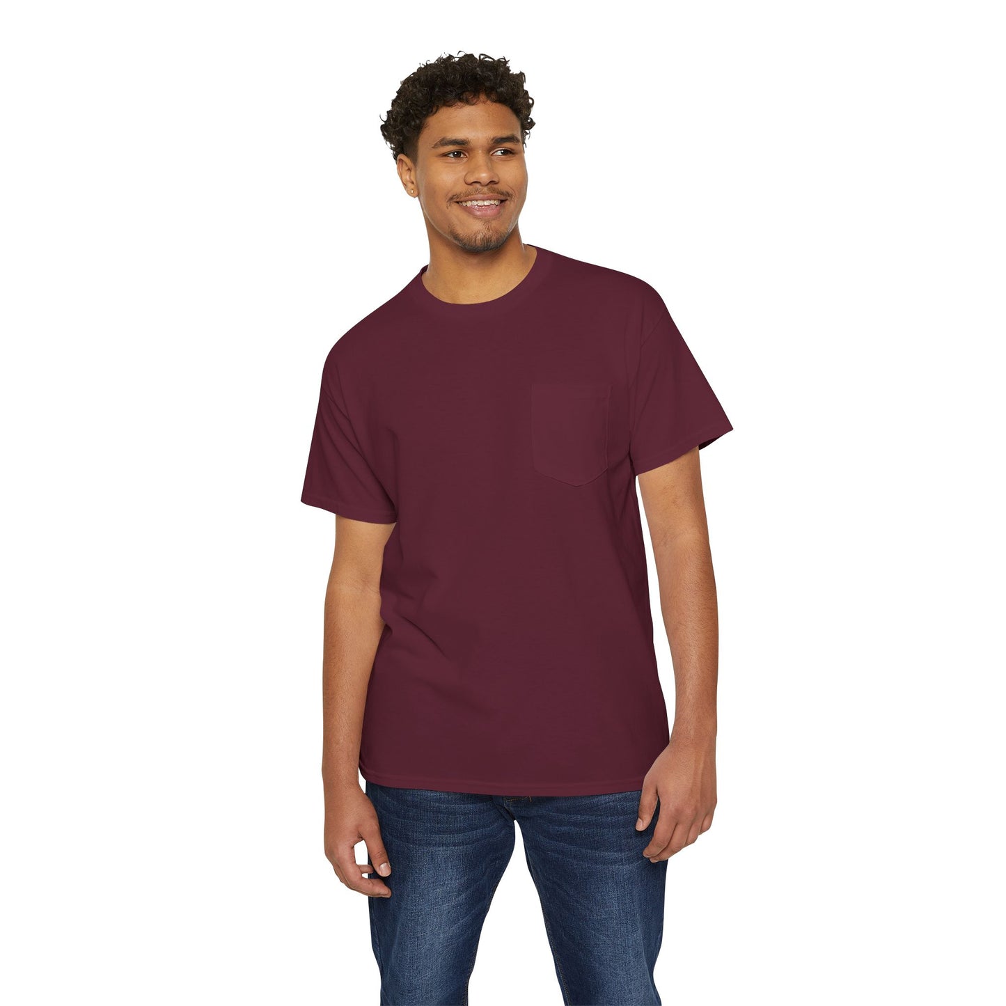 Custom Gildan 5300 Pocket T-Shirt Personalized Heavy Cotton Tee Custom Logo or Text Unisex Pocket Tee for Work, Events & Everyday Wear