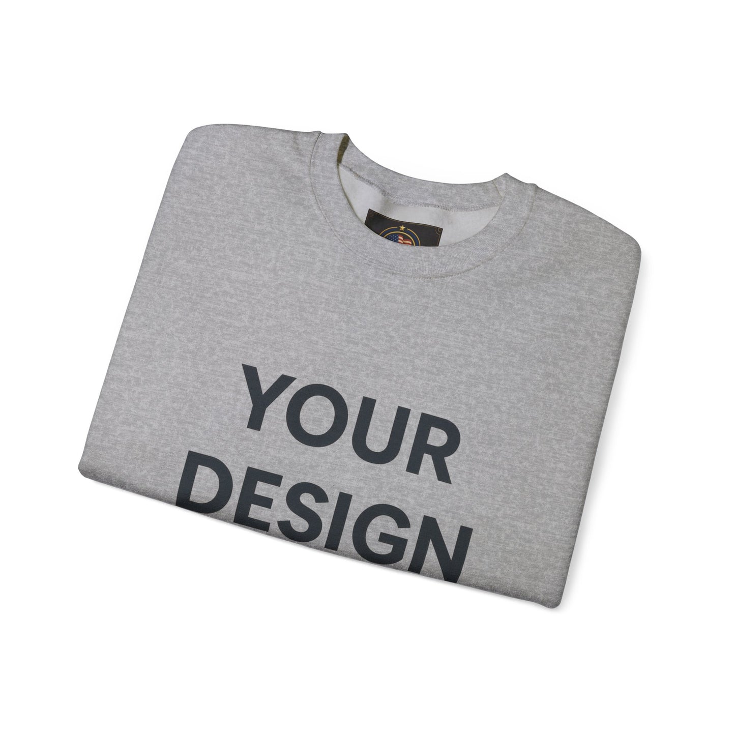 Custom Gildan 18000 Crewneck Sweatshirt | Personalized Heavy Blend Fleece Pullover | Custom Logo, Text, or Design | Unisex Cozy Cotton-Poly Sweatshirt