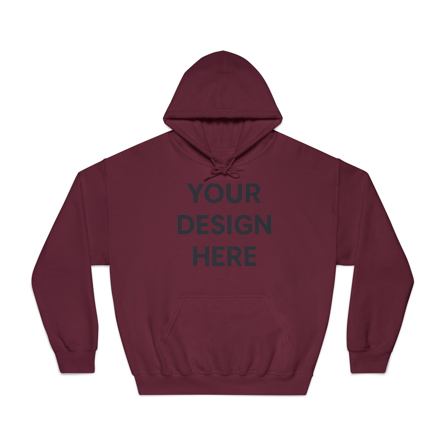 Custom Gildan 12500 DryBlend Hoodie Personalized Moisture-Wicking Fleece Sweatshirt Custom Logo, Text or Design Unisex Cotton-Poly Pullover