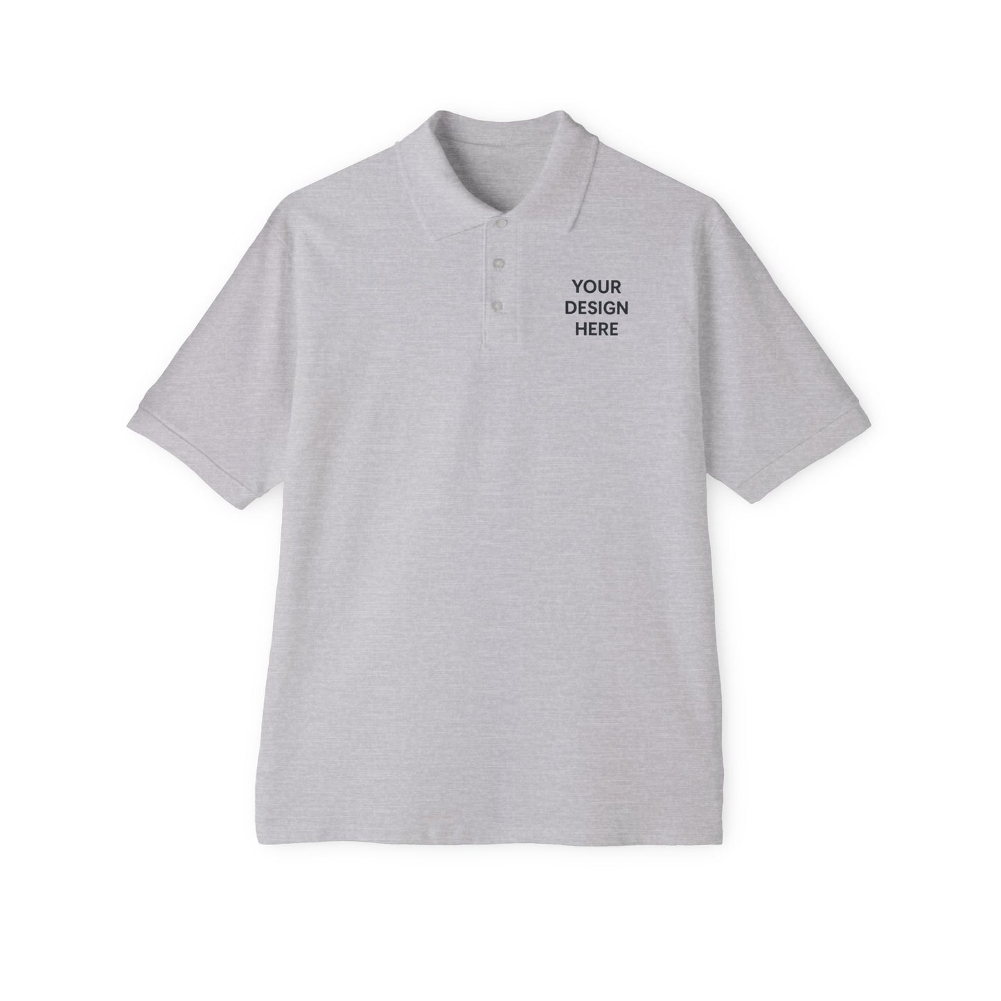 Custom Jerzees 443M Polo Shirt Personalized Piqué Polo Embroidered or Printed Logo Shirt Unisex Short Sleeve Polo for Work, Events & Promotions