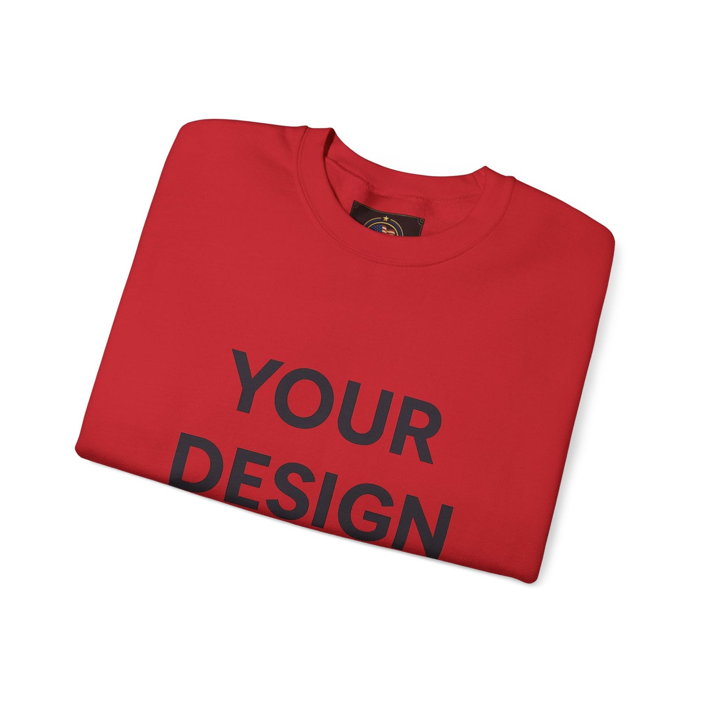 Custom Gildan 18000 Crewneck Sweatshirt | Personalized Heavy Blend Fleece Pullover | Custom Logo, Text, or Design | Unisex Cozy Cotton-Poly Sweatshirt