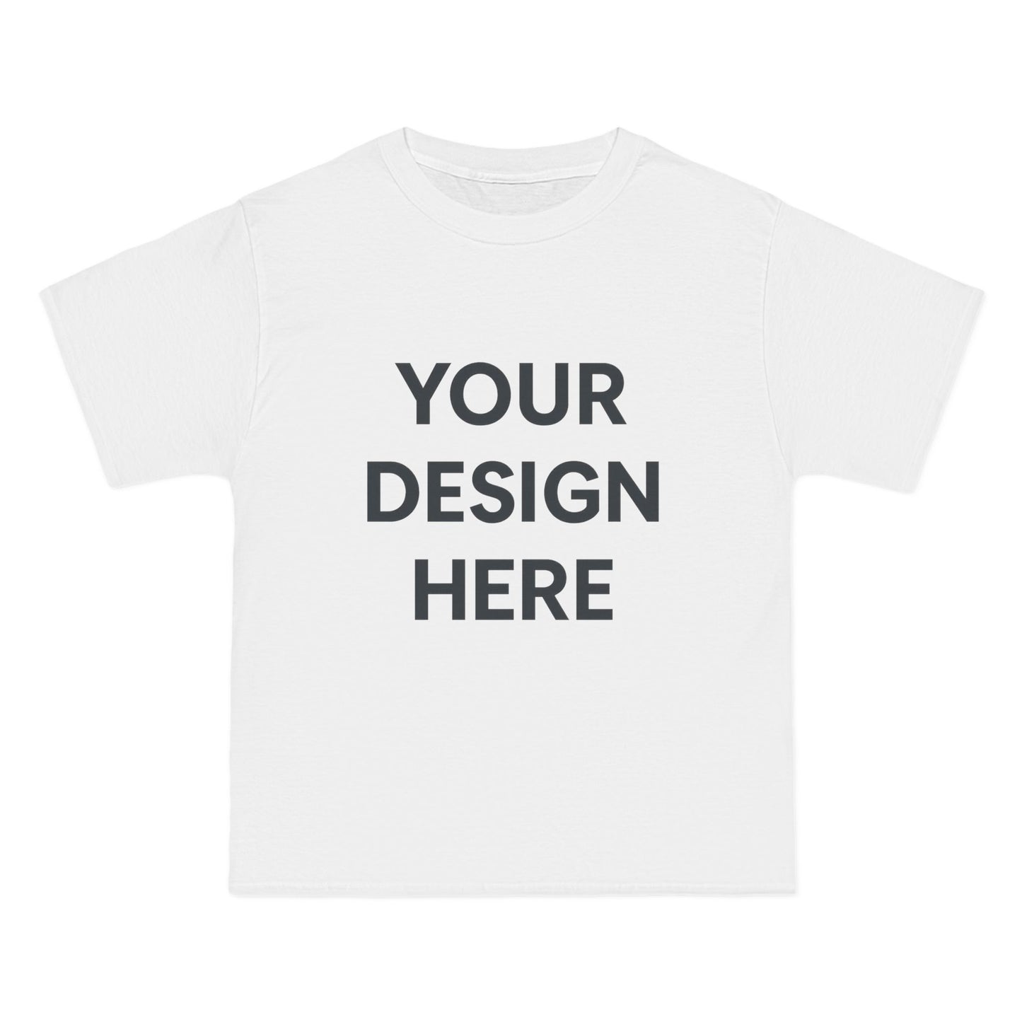 Custom Hanes 5180 Beefy-T Shirt Personalized Heavyweight Cotton Tee Premium Short Sleeve T-Shirt with Custom Logo, Text, or Design