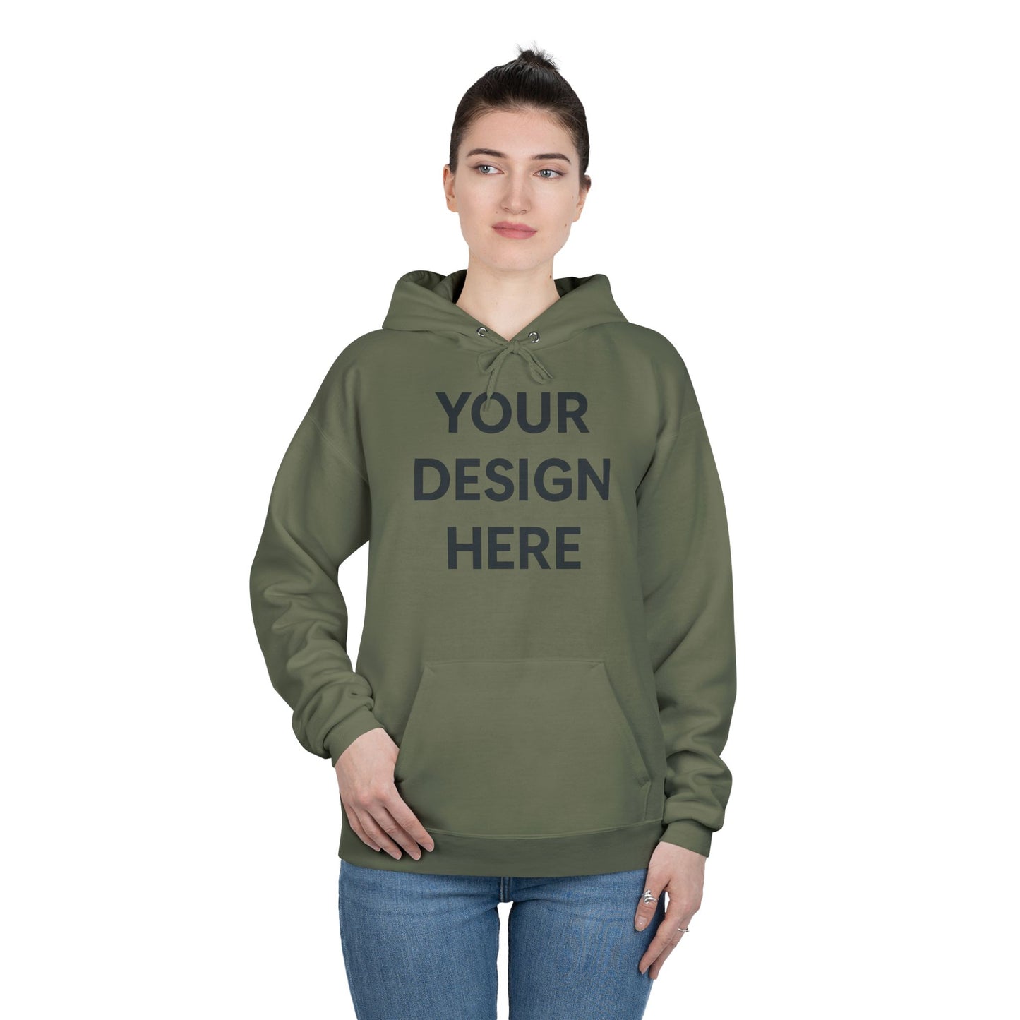 Custom Personalizable Hanes P170 EcoSmart Pullover Hoodie Sweatshirt Unisex Recycled Fleece Hoodie Sustainable Custom Hoodie with Logo or Name