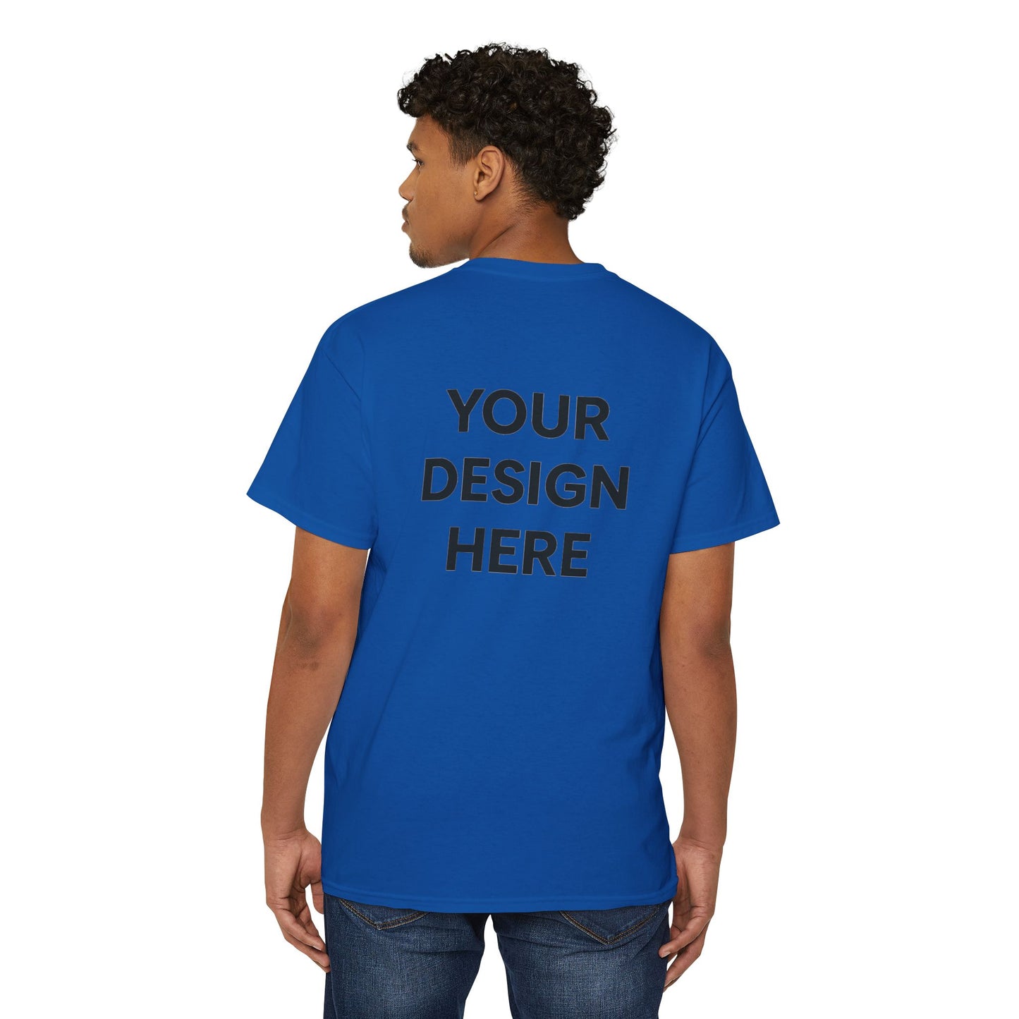 Custom Gildan 5300 Pocket T-Shirt Personalized Heavy Cotton Tee Custom Logo or Text Unisex Pocket Tee for Work, Events & Everyday Wear