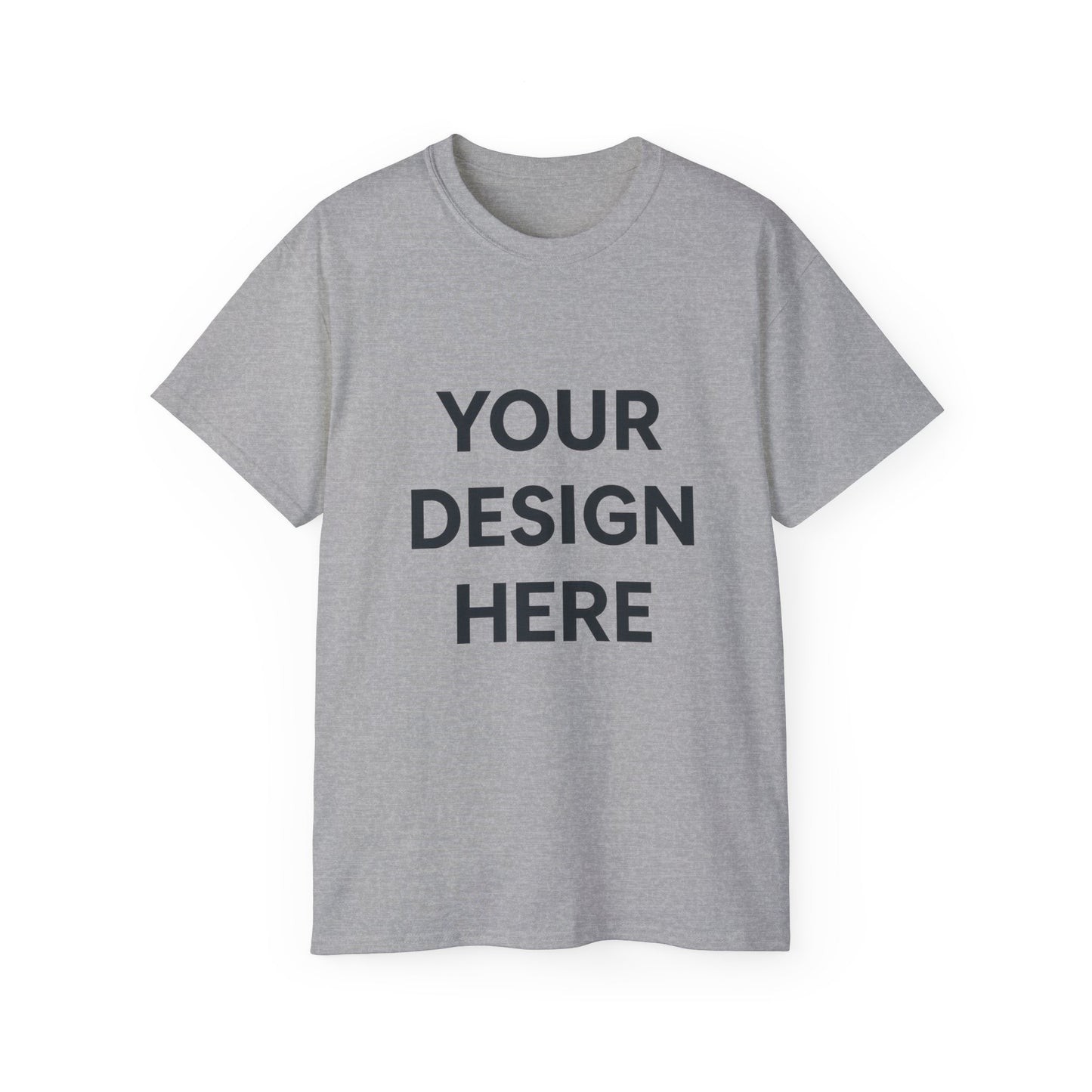 Custom Gildan 2000 Ultra Cotton T-Shirt Personalized Heavyweight Tee Custom Logo, Text, or Design Durable Unisex Shirt for Work, Events & Everyday Wear