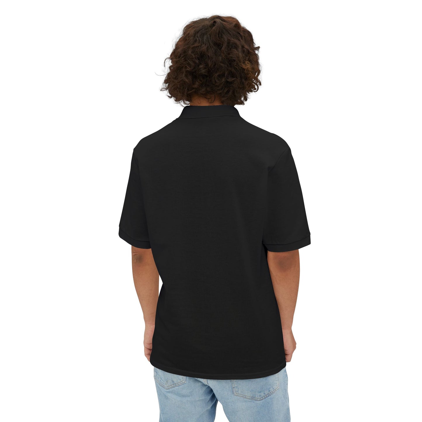 Custom Jerzees 443M Polo Shirt Personalized Piqué Polo Embroidered or Printed Logo Shirt Unisex Short Sleeve Polo for Work, Events & Promotions