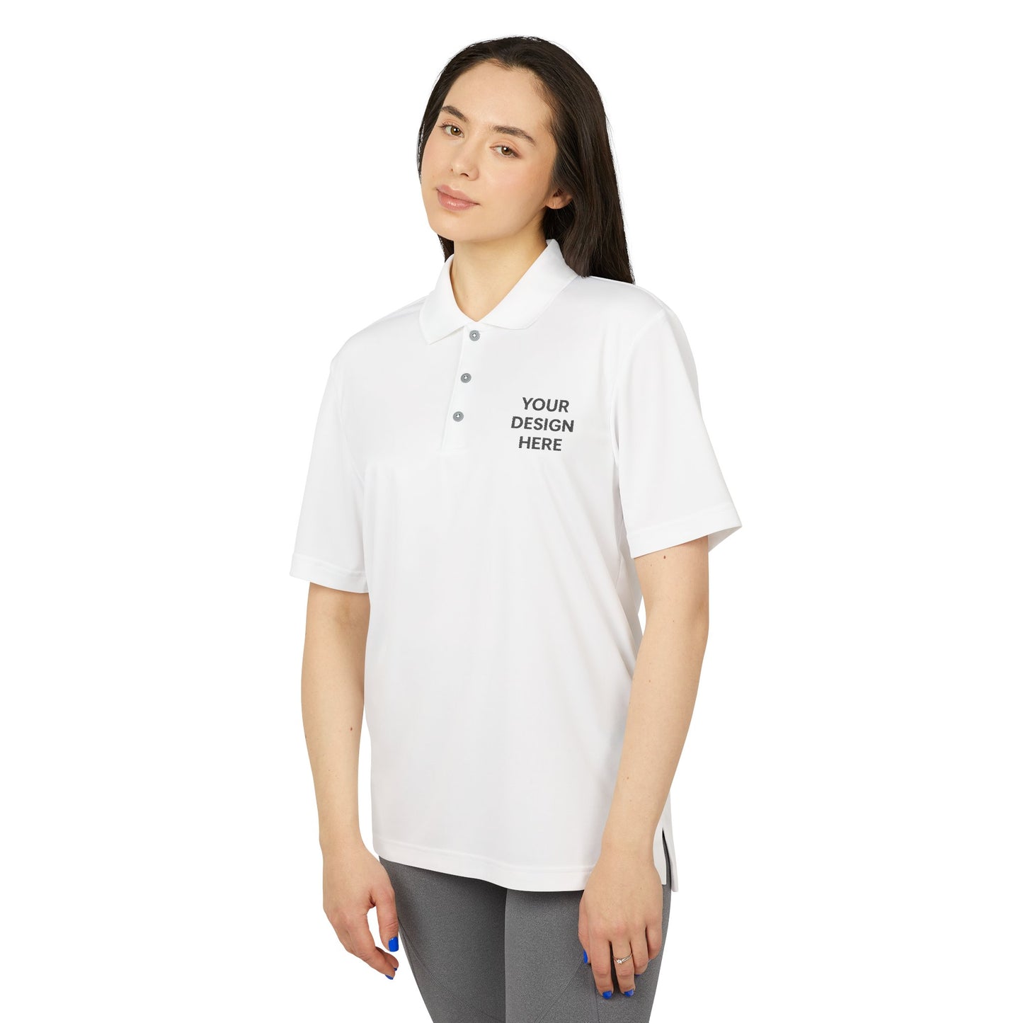 Custom Adidas A230 Polo Shirt Personalized Performance Polo for Men & Women Moisture-Wicking Golf & Work Shirt Custom Logo Embroidery