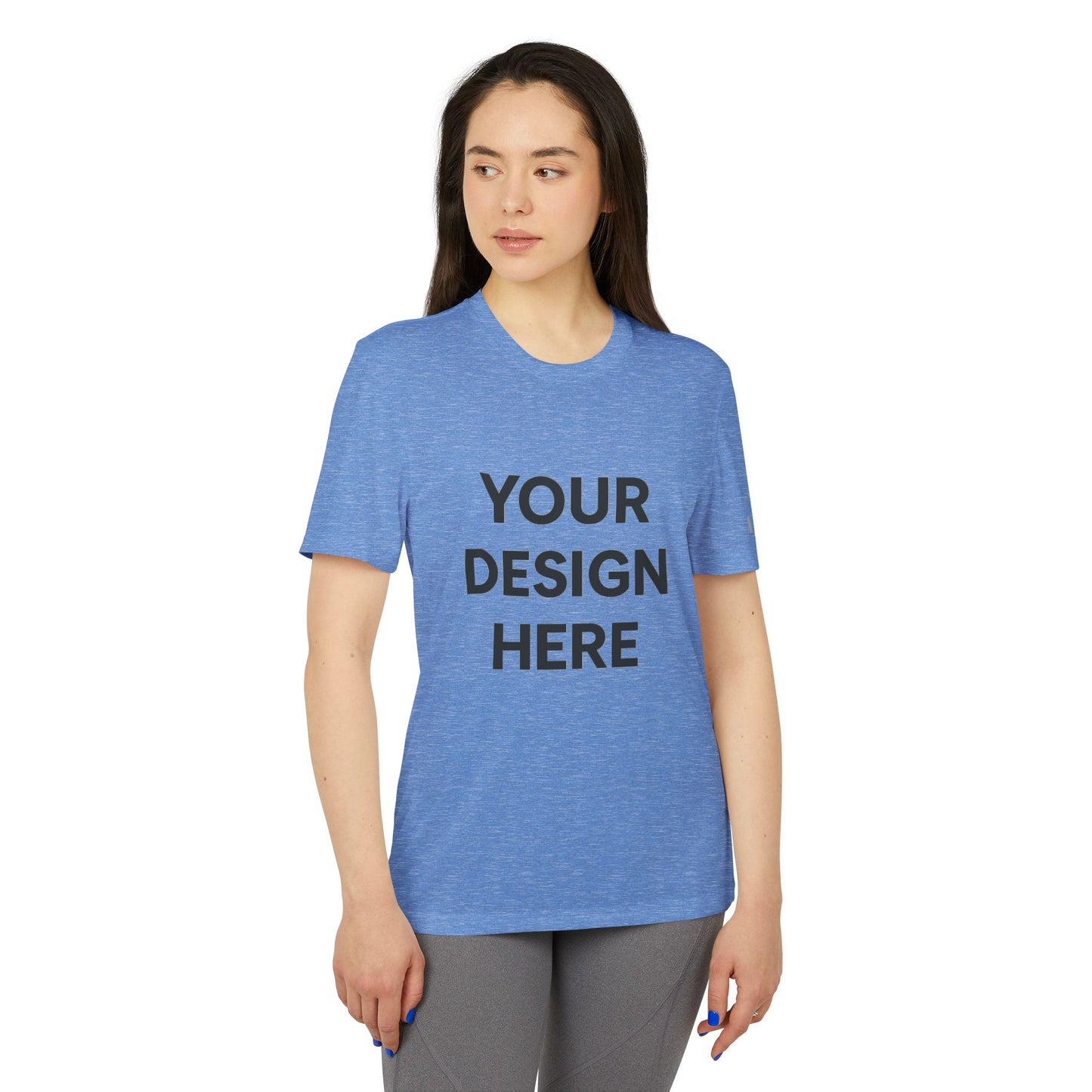 Custom Adidas A376 Sport T-Shirt Personalized Performance Tee Moisture-Wicking Athletic Shirt Custom Logo or Text Unisex Training & Teamwear