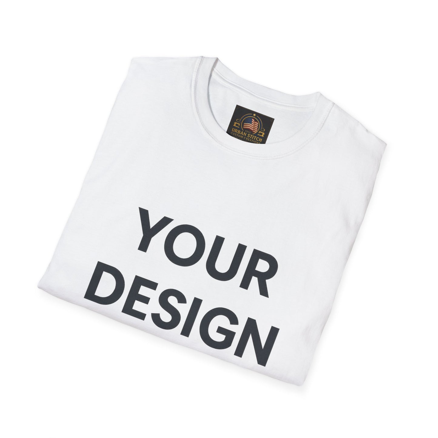 Custom Gildan 64000 Softstyle T-Shirt Personalized Unisex Tee Premium Cotton Blend Shirt for Men & Women Custom Logo, Text, or Design