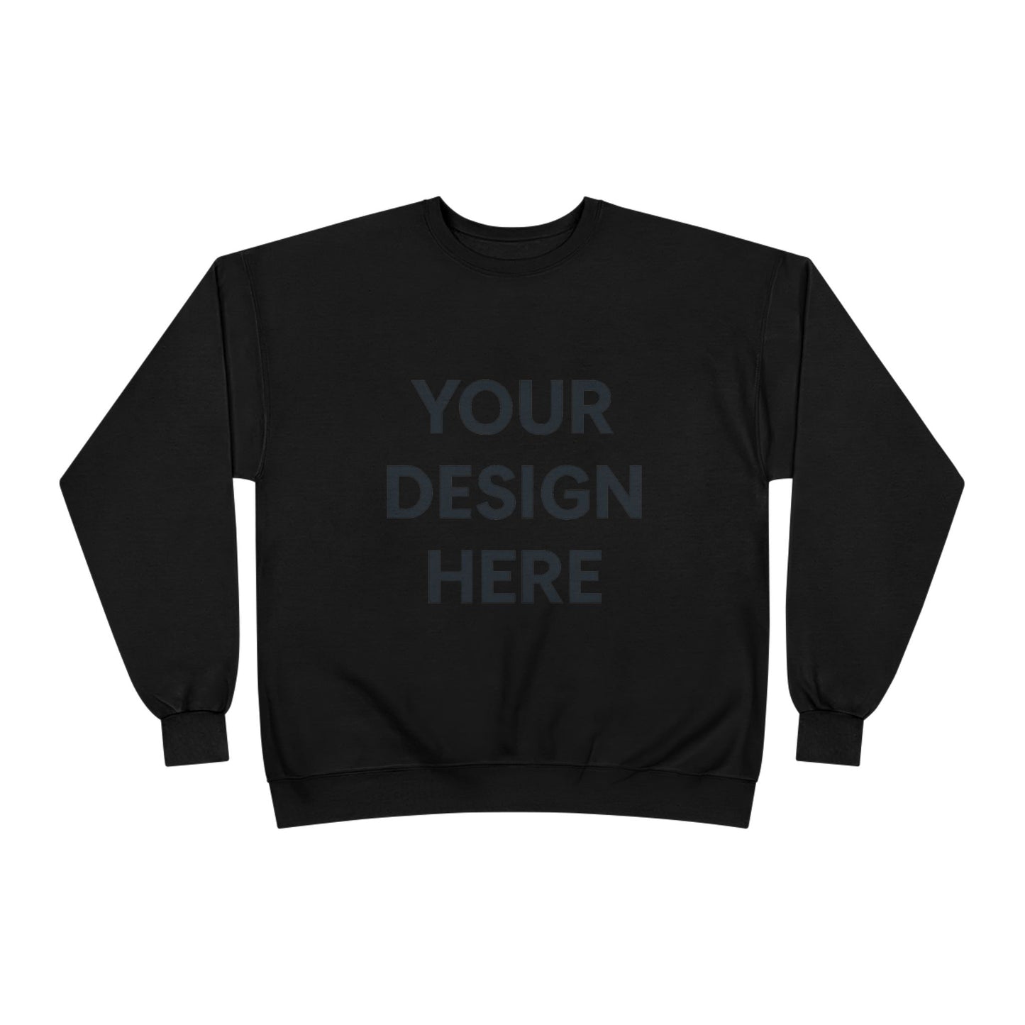 Custom Hanes P160 EcoSmart Crewneck Sweatshirt Personalized Eco-Friendly Fleece Pullover Sustainable Cotton-Poly Blend Custom Logo, Text, or Design