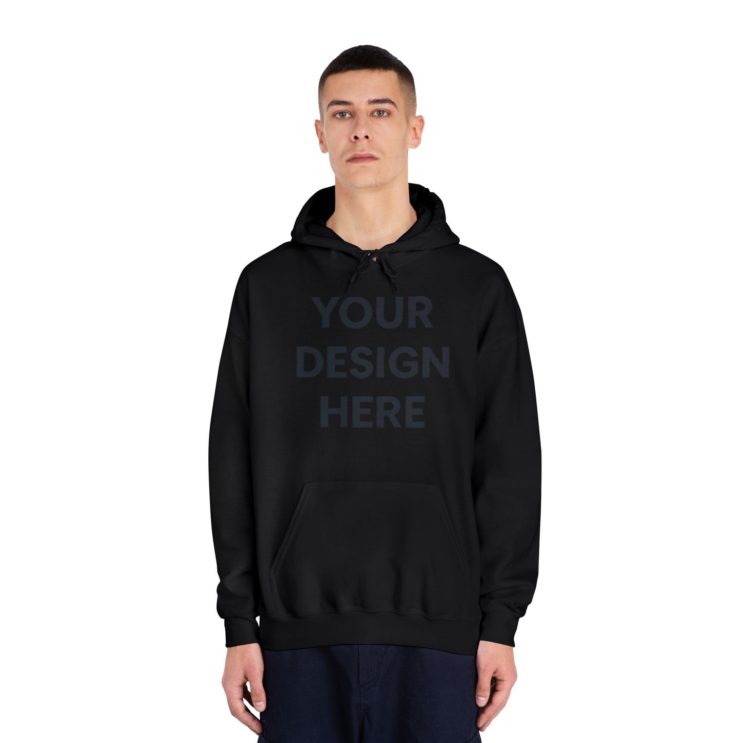Custom Gildan 12500 DryBlend Hoodie Personalized Moisture-Wicking Fleece Sweatshirt Custom Logo, Text or Design Unisex Cotton-Poly Pullover