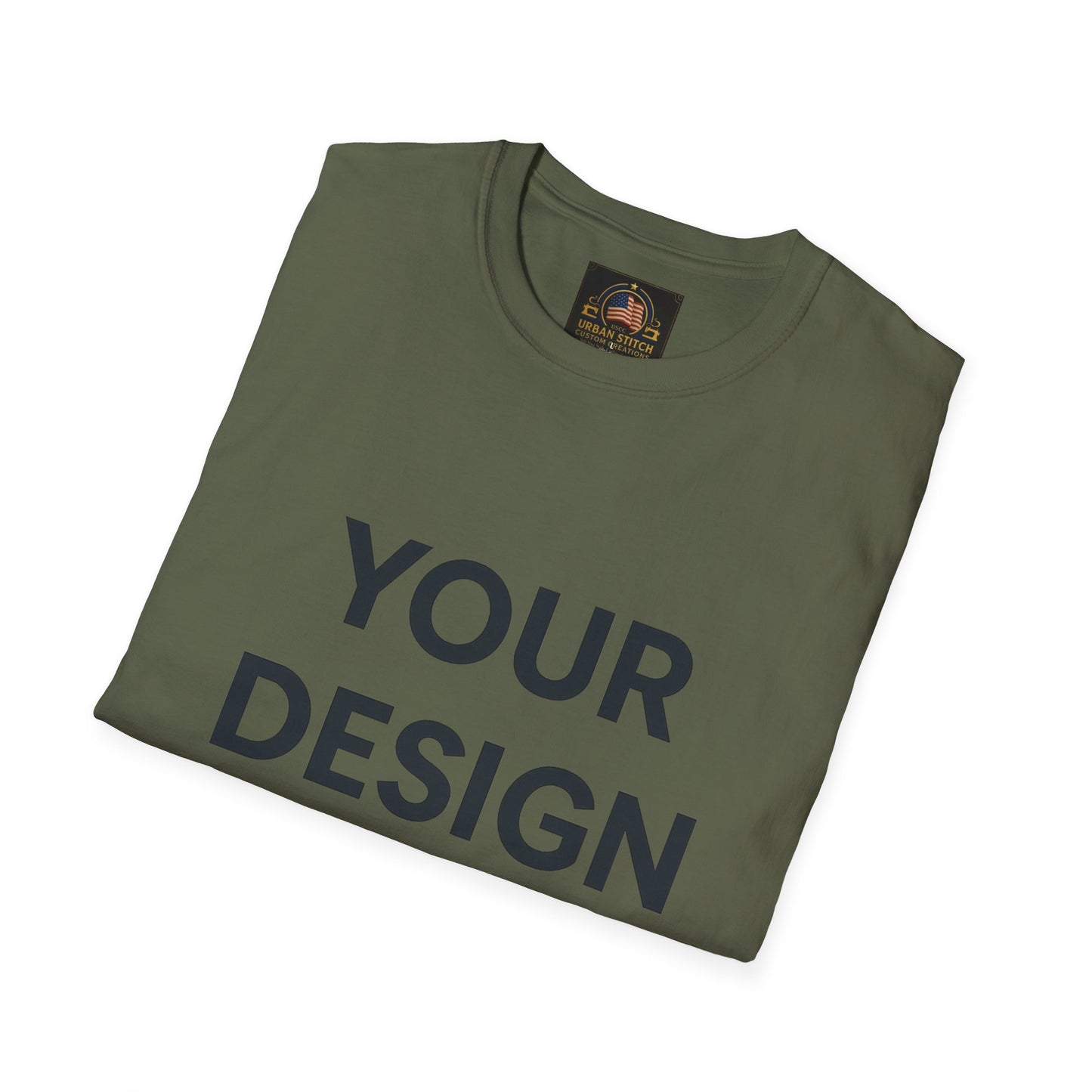Custom Gildan 64000 Softstyle T-Shirt Personalized Unisex Tee Premium Cotton Blend Shirt for Men & Women Custom Logo, Text, or Design