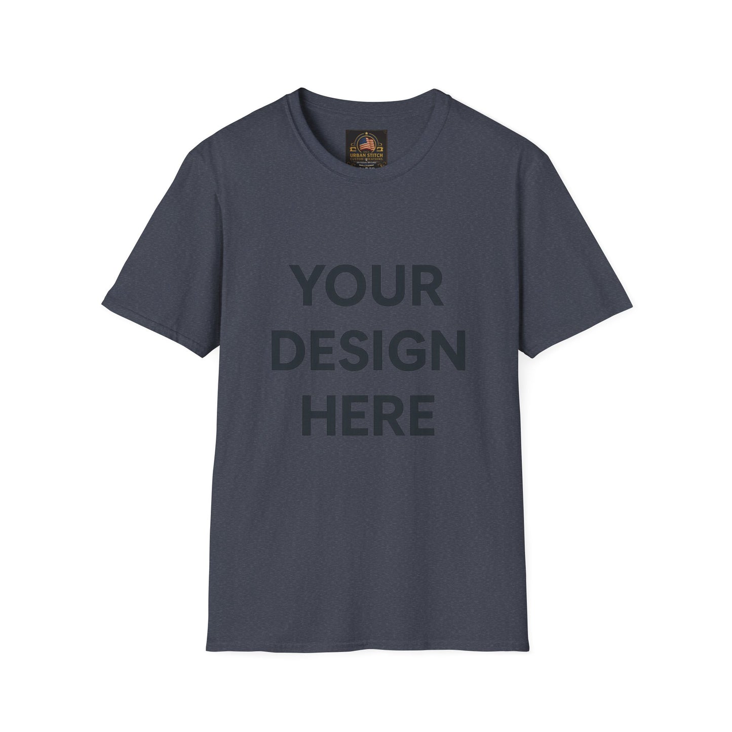Custom Gildan 64000 Softstyle T-Shirt Personalized Unisex Tee Premium Cotton Blend Shirt for Men & Women Custom Logo, Text, or Design