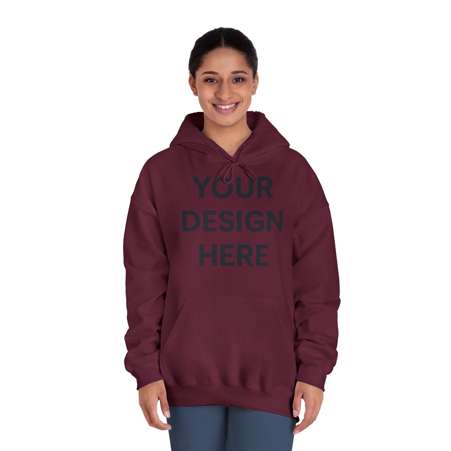 Custom Gildan 12500 DryBlend Hoodie Personalized Moisture-Wicking Fleece Sweatshirt Custom Logo, Text or Design Unisex Cotton-Poly Pullover