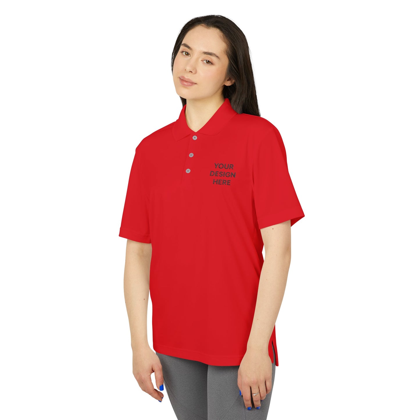 Custom Adidas A230 Polo Shirt Personalized Performance Polo for Men & Women Moisture-Wicking Golf & Work Shirt Custom Logo Embroidery