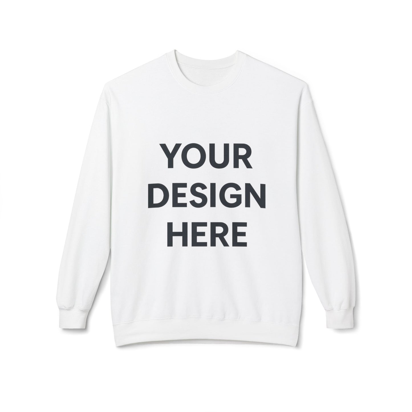 Cozy Customizable Crewneck Sweatshirt - Personalized Gift for Him/Her, Perfect for Fall/Winter, Unique Holiday Gifts, DIY Design