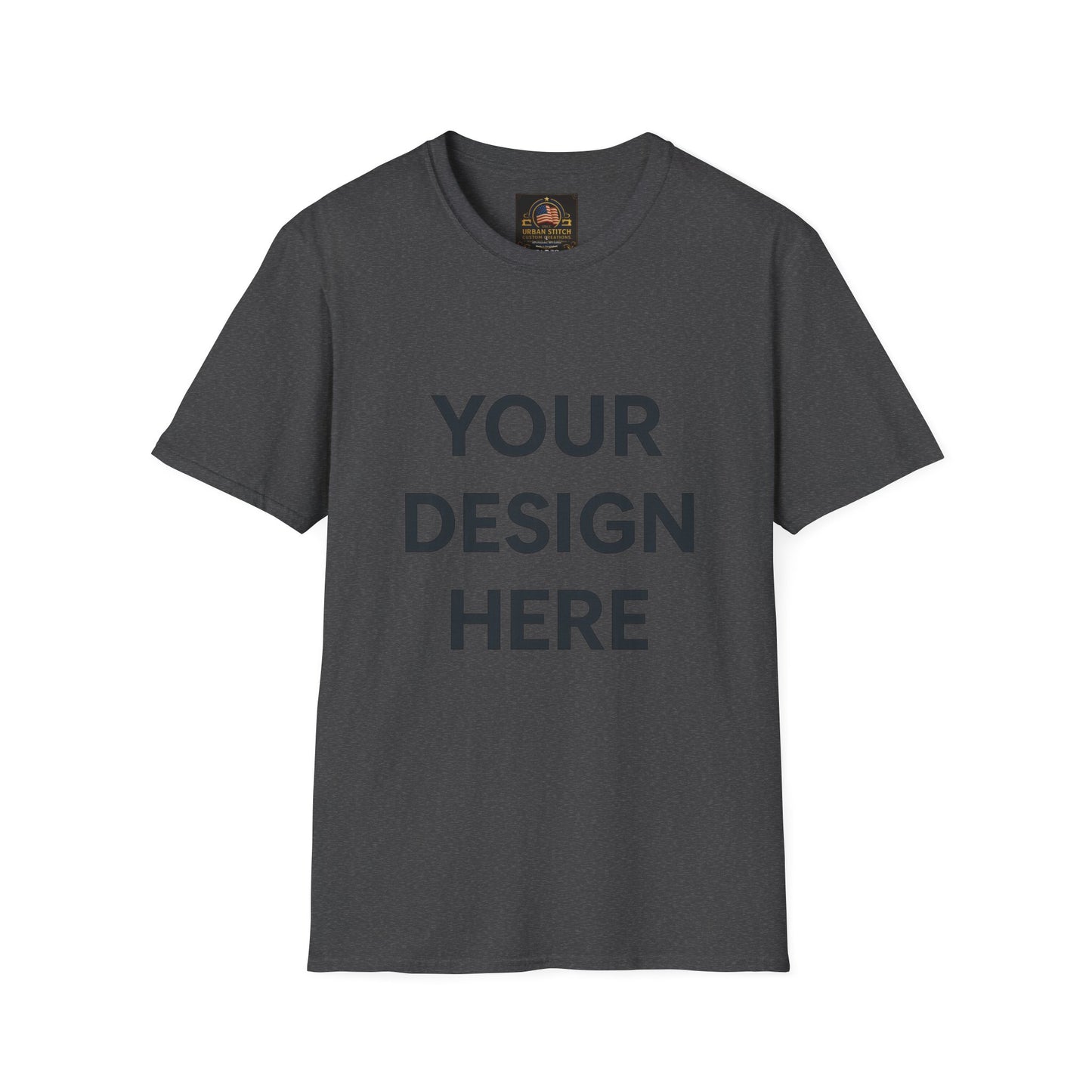 Custom Gildan 64000 Softstyle T-Shirt Personalized Unisex Tee Premium Cotton Blend Shirt for Men & Women Custom Logo, Text, or Design