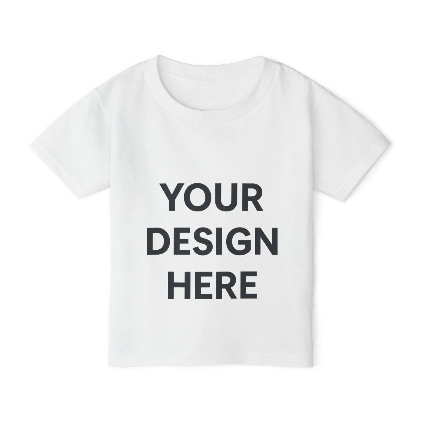 Custom Gildan 5100P Toddler T-Shirt Personalized Heavy Cotton Kids Tee Custom Name, Logo or Design Soft Durable Preshrunk Cotton Shirt