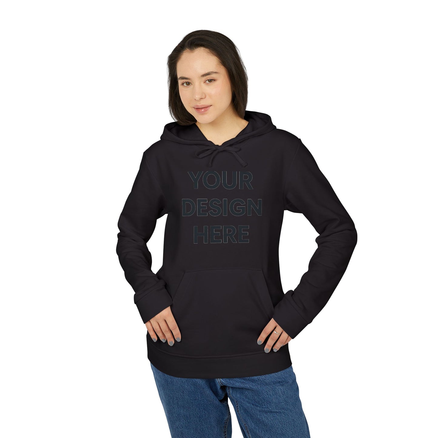Custom Adidas A432 Fleece Hoodie Personalized Performance Pullover Soft Cotton-Blend Hooded Sweatshirt Custom Logo or Embroidery