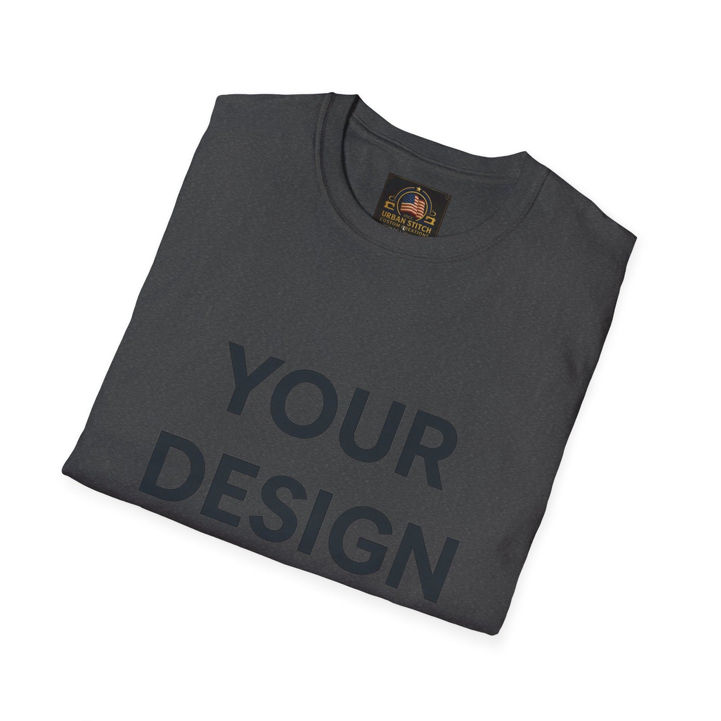 Custom Gildan 64000 Softstyle T-Shirt Personalized Unisex Tee Premium Cotton Blend Shirt for Men & Women Custom Logo, Text, or Design