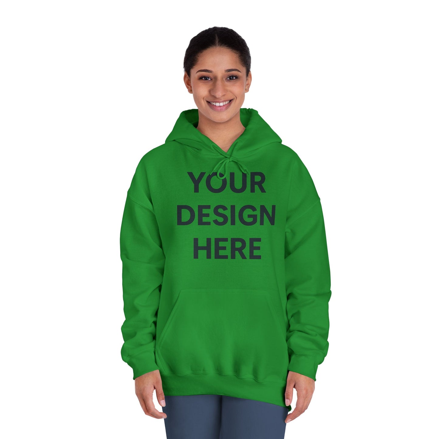 Custom Gildan 12500 DryBlend Hoodie Personalized Moisture-Wicking Fleece Sweatshirt Custom Logo, Text or Design Unisex Cotton-Poly Pullover