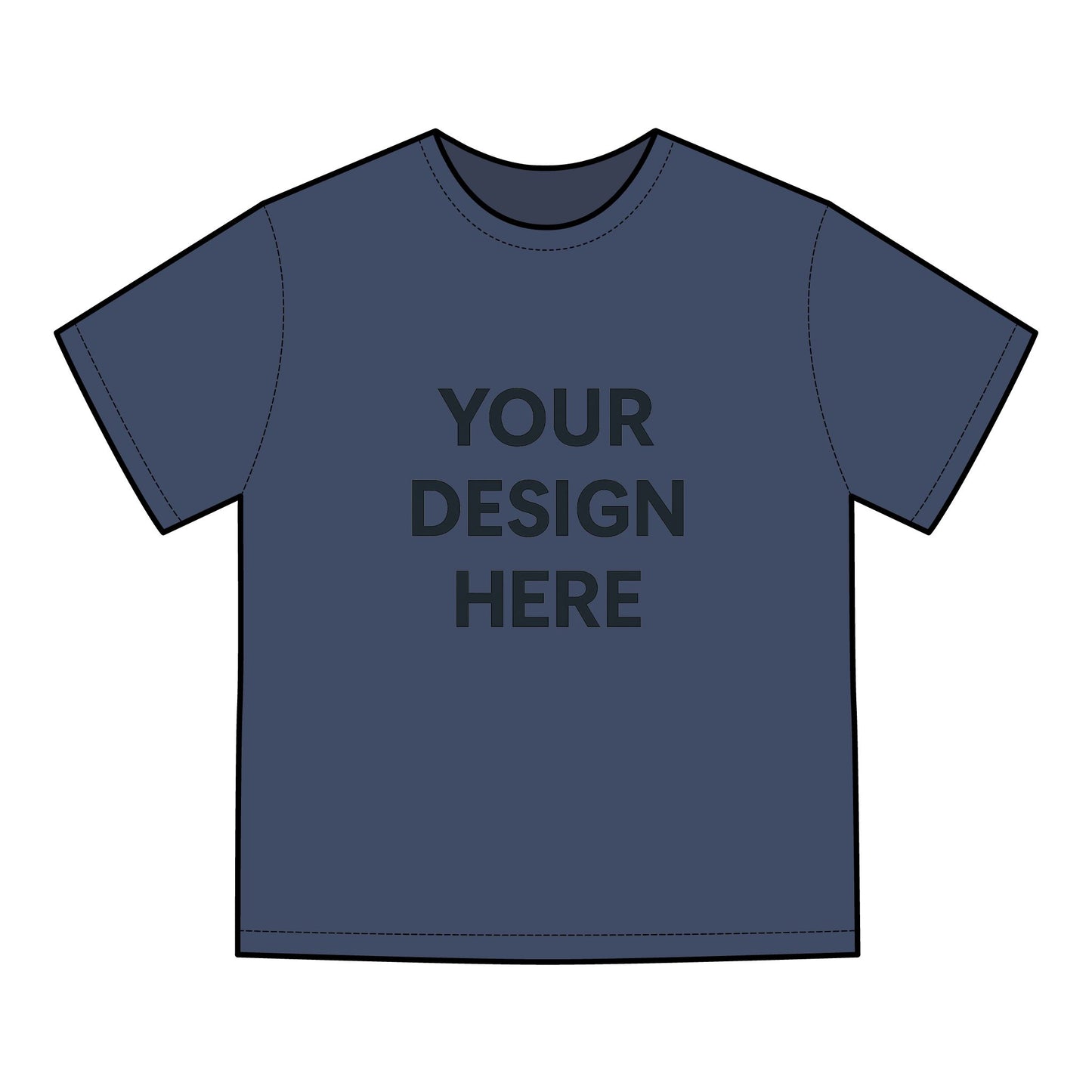 Custom Hanes GDH100 ComfortWash T-Shirt Personalized Garment-Dyed Tee Vintage Soft Cotton Shirt Custom Logo, Text, or Design