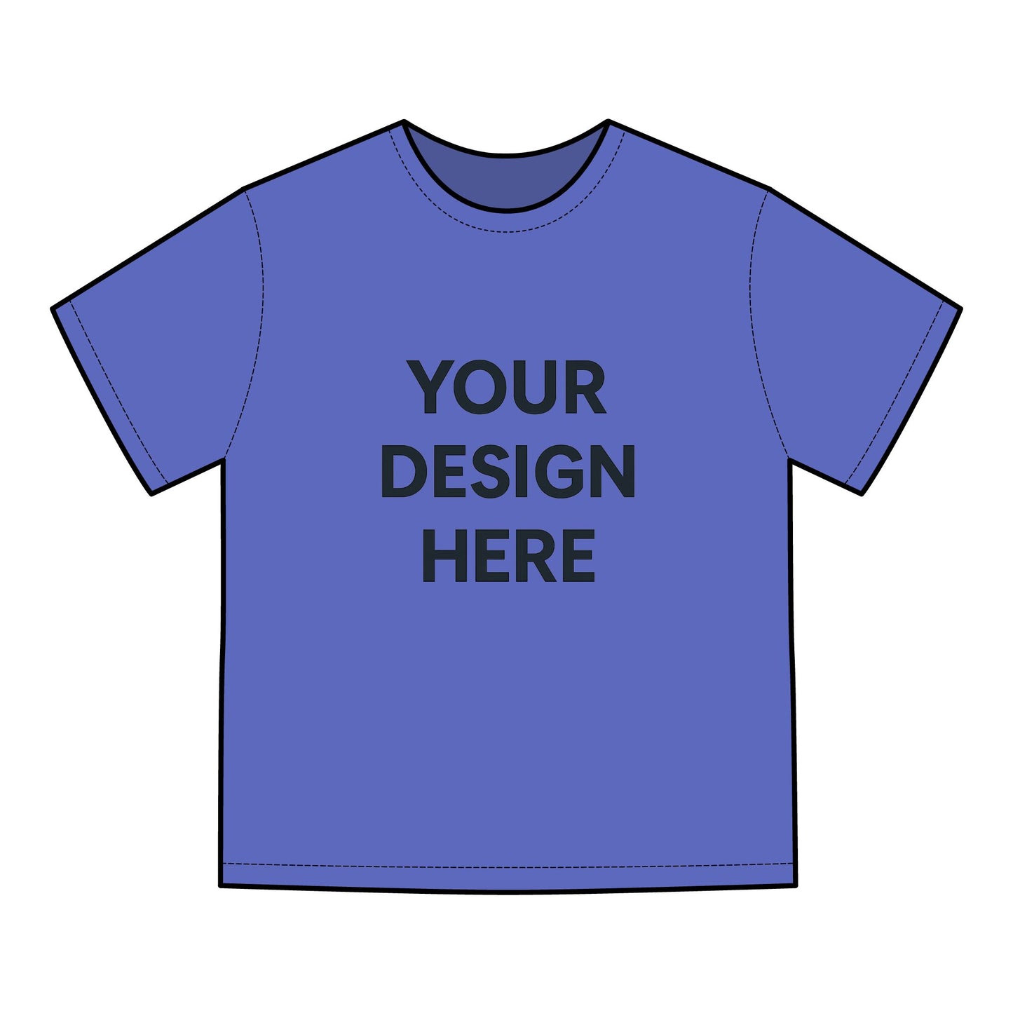 Custom Hanes GDH100 ComfortWash T-Shirt Personalized Garment-Dyed Tee Vintage Soft Cotton Shirt Custom Logo, Text, or Design