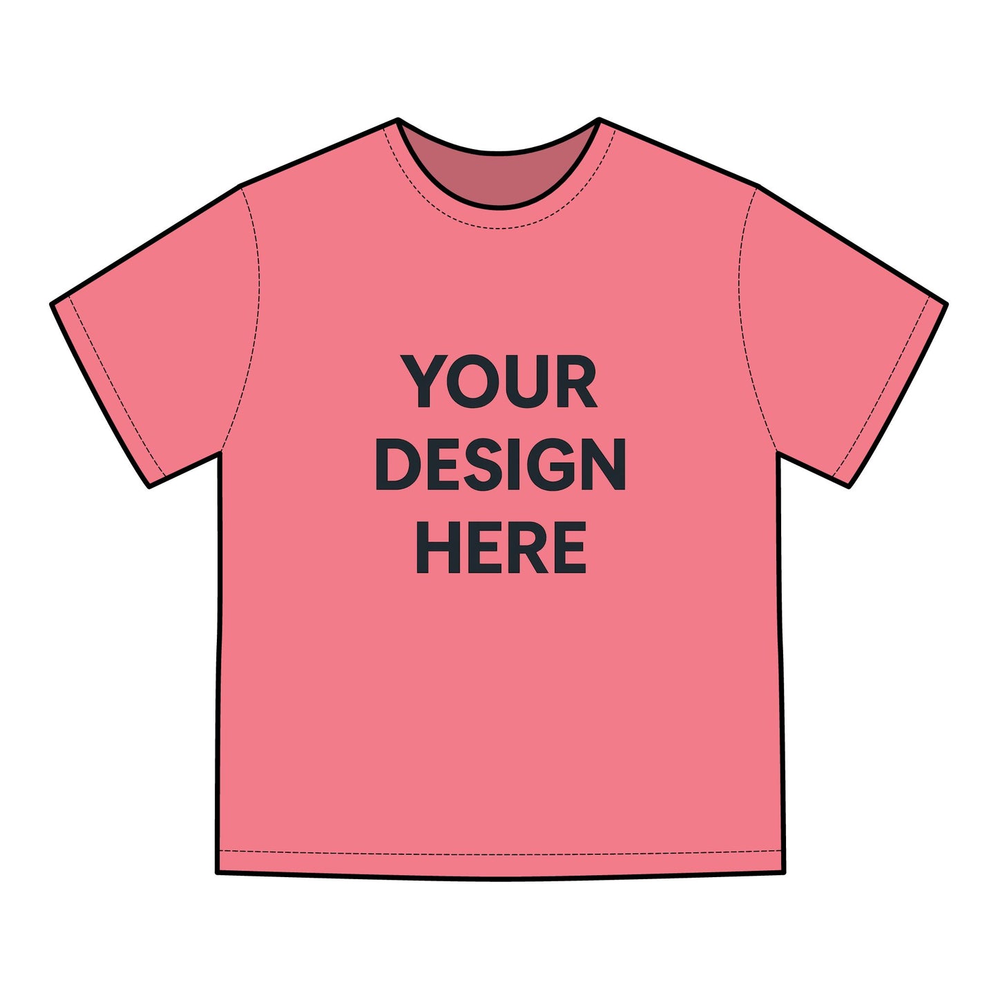 Custom Hanes GDH100 ComfortWash T-Shirt Personalized Garment-Dyed Tee Vintage Soft Cotton Shirt Custom Logo, Text, or Design