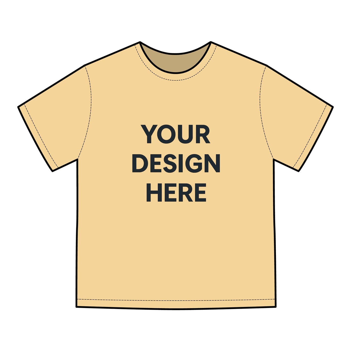 Custom Hanes GDH100 ComfortWash T-Shirt Personalized Garment-Dyed Tee Vintage Soft Cotton Shirt Custom Logo, Text, or Design