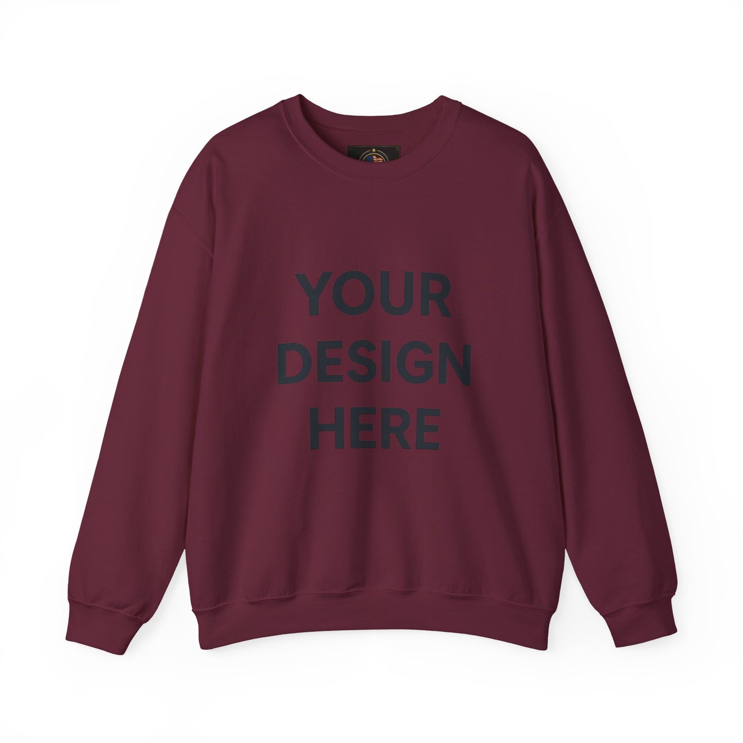 Custom Gildan 18000 Crewneck Sweatshirt | Personalized Heavy Blend Fleece Pullover | Custom Logo, Text, or Design | Unisex Cozy Cotton-Poly Sweatshirt