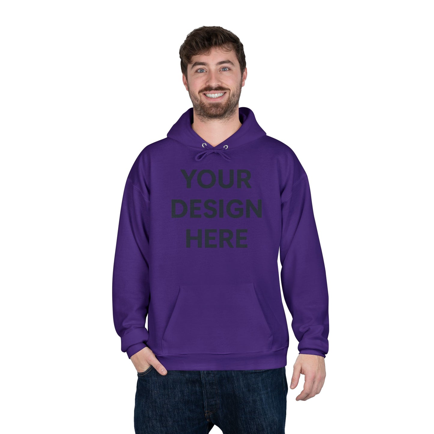 Custom Personalizable Hanes P170 EcoSmart Pullover Hoodie Sweatshirt Unisex Recycled Fleece Hoodie Sustainable Custom Hoodie with Logo or Name