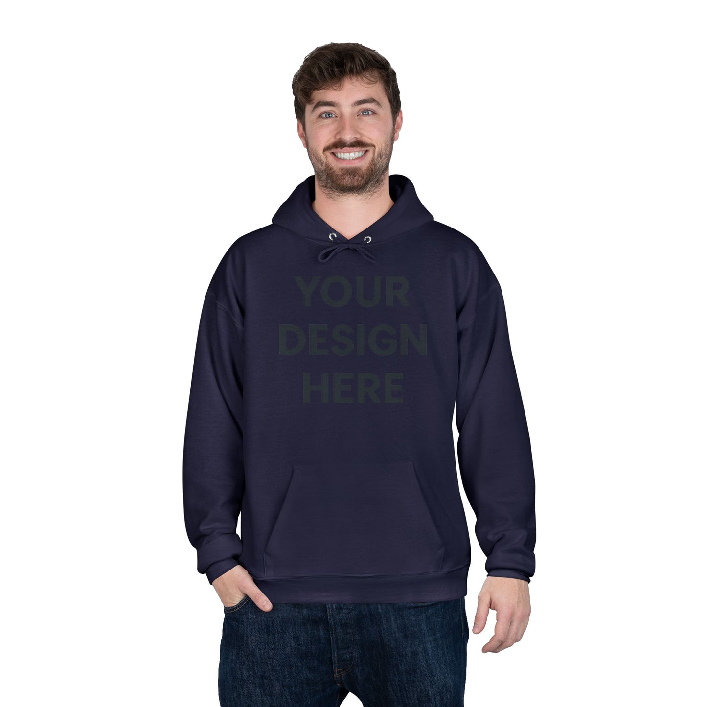 Custom Personalizable Hanes P170 EcoSmart Pullover Hoodie Sweatshirt Unisex Recycled Fleece Hoodie Sustainable Custom Hoodie with Logo or Name