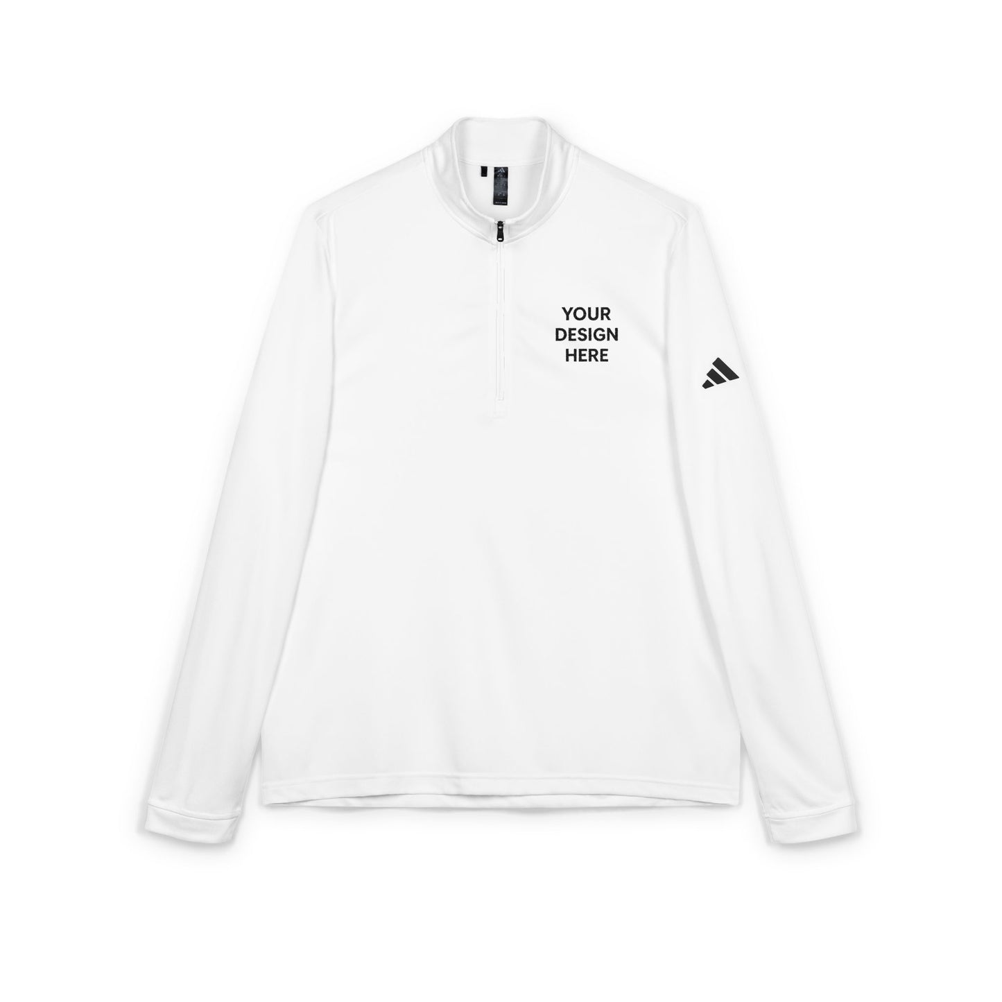 Custom Adidas A401 Quarter-Zip Pullover Personalized Performance Sweatshirt Moisture-Wicking Athletic Top Custom Logo or Embroidery