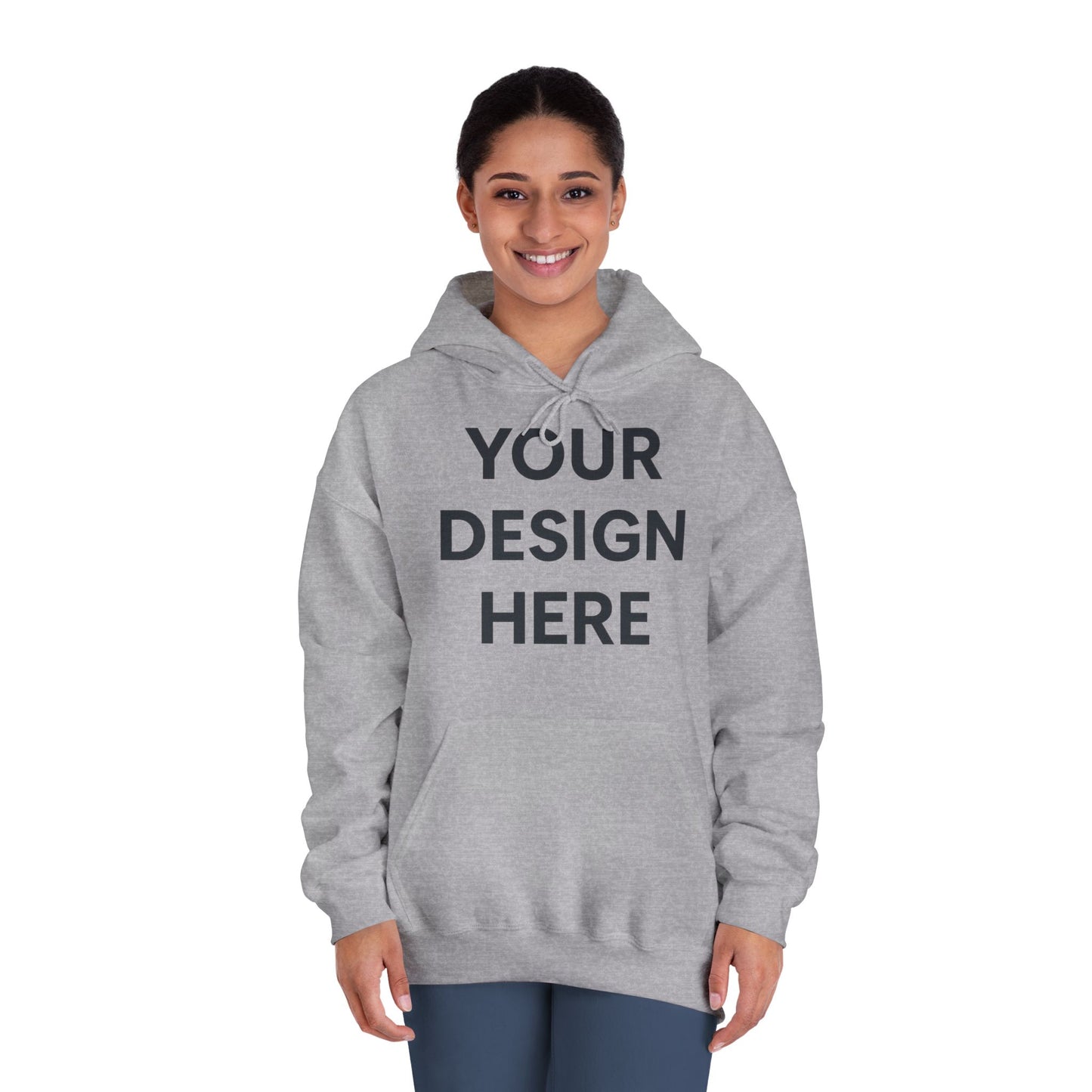 Custom Gildan 12500 DryBlend Hoodie Personalized Moisture-Wicking Fleece Sweatshirt Custom Logo, Text or Design Unisex Cotton-Poly Pullover