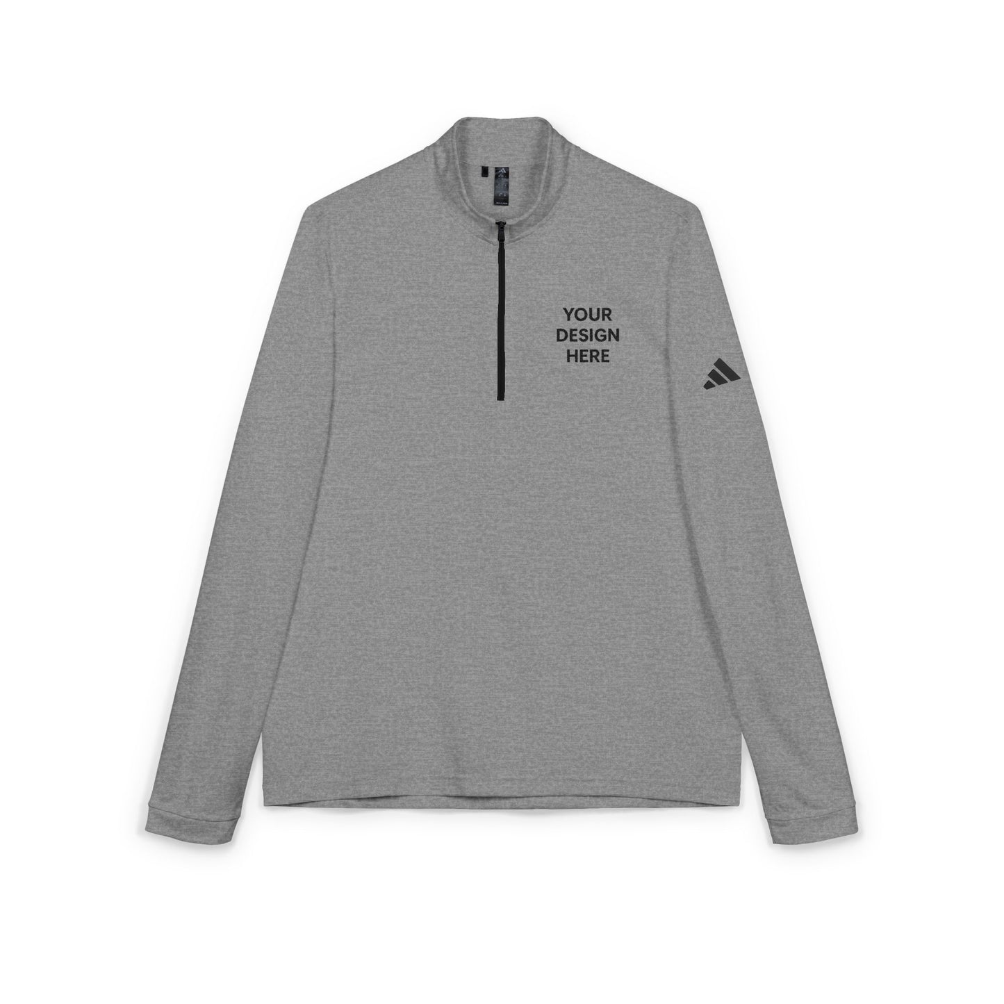 Custom Adidas A401 Quarter-Zip Pullover Personalized Performance Sweatshirt Moisture-Wicking Athletic Top Custom Logo or Embroidery