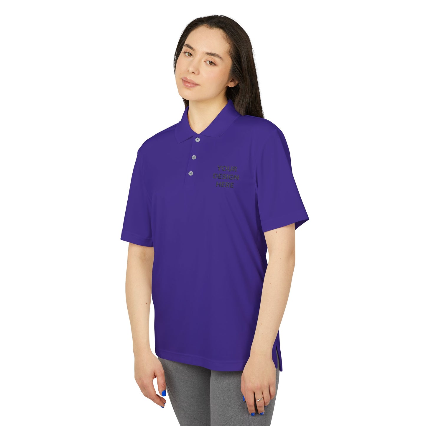Custom Adidas A230 Polo Shirt Personalized Performance Polo for Men & Women Moisture-Wicking Golf & Work Shirt Custom Logo Embroidery