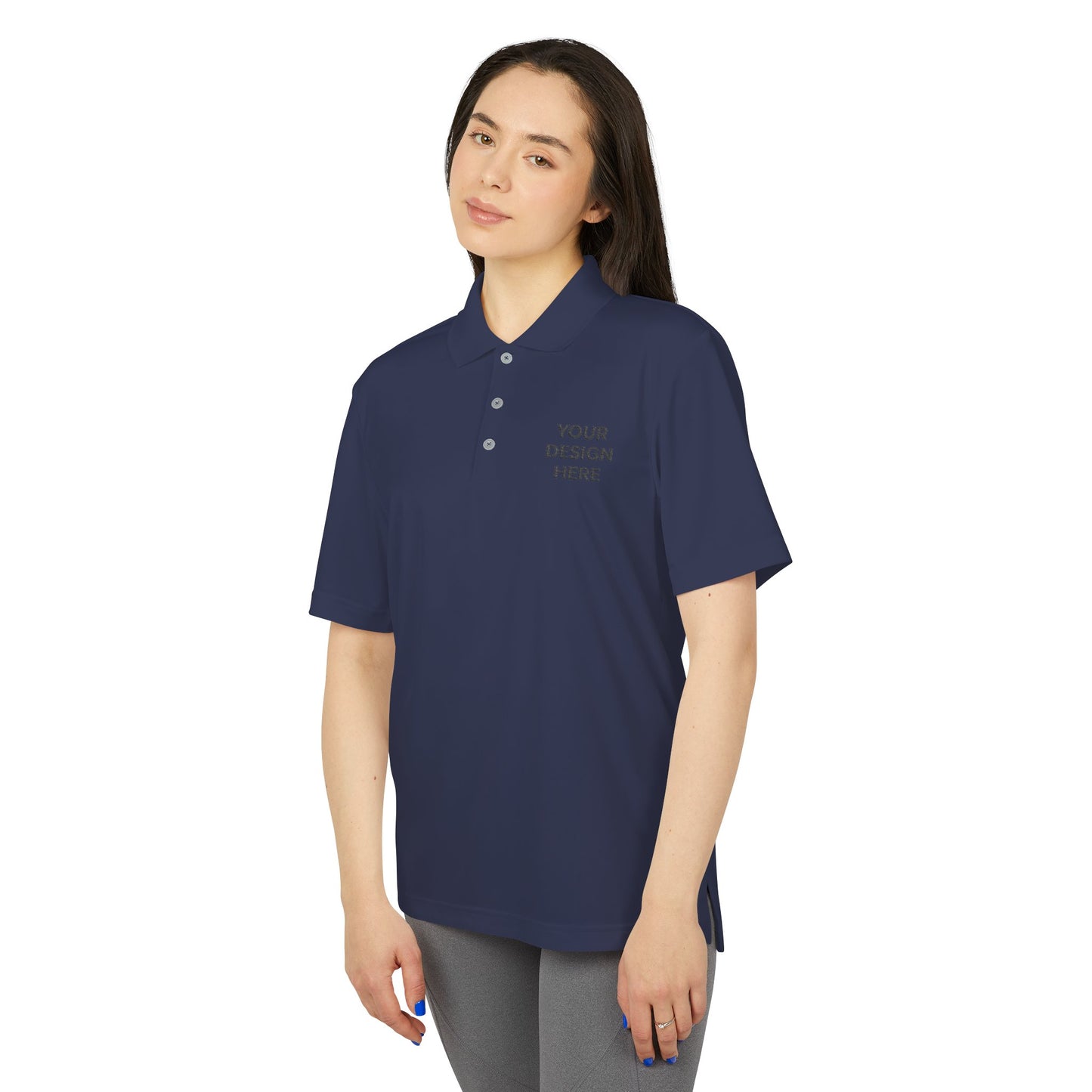 Custom Adidas A230 Polo Shirt Personalized Performance Polo for Men & Women Moisture-Wicking Golf & Work Shirt Custom Logo Embroidery