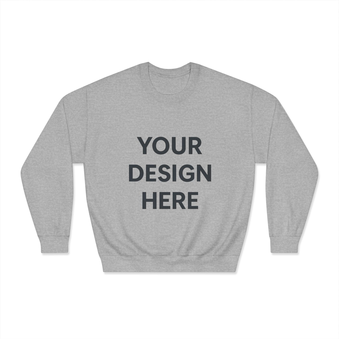 Custom Gildan 12000 DryBlend Crewneck Sweatshirt Personalized Moisture-Wicking Fleece Pullover Custom Logo, Text, or Design Unisex Cotton-Poly Sweatshirt