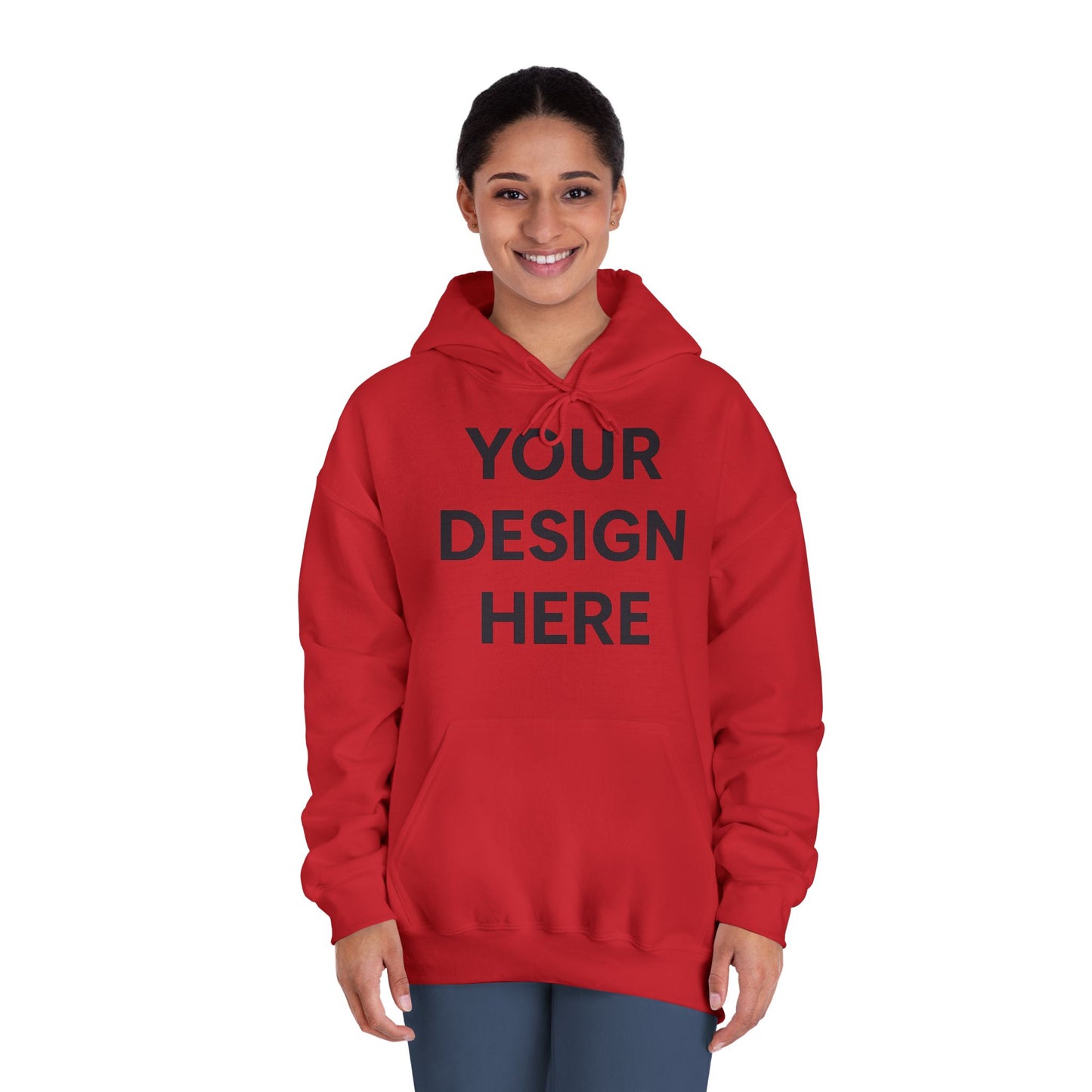 Custom Gildan 12500 DryBlend Hoodie Personalized Moisture-Wicking Fleece Sweatshirt Custom Logo, Text or Design Unisex Cotton-Poly Pullover